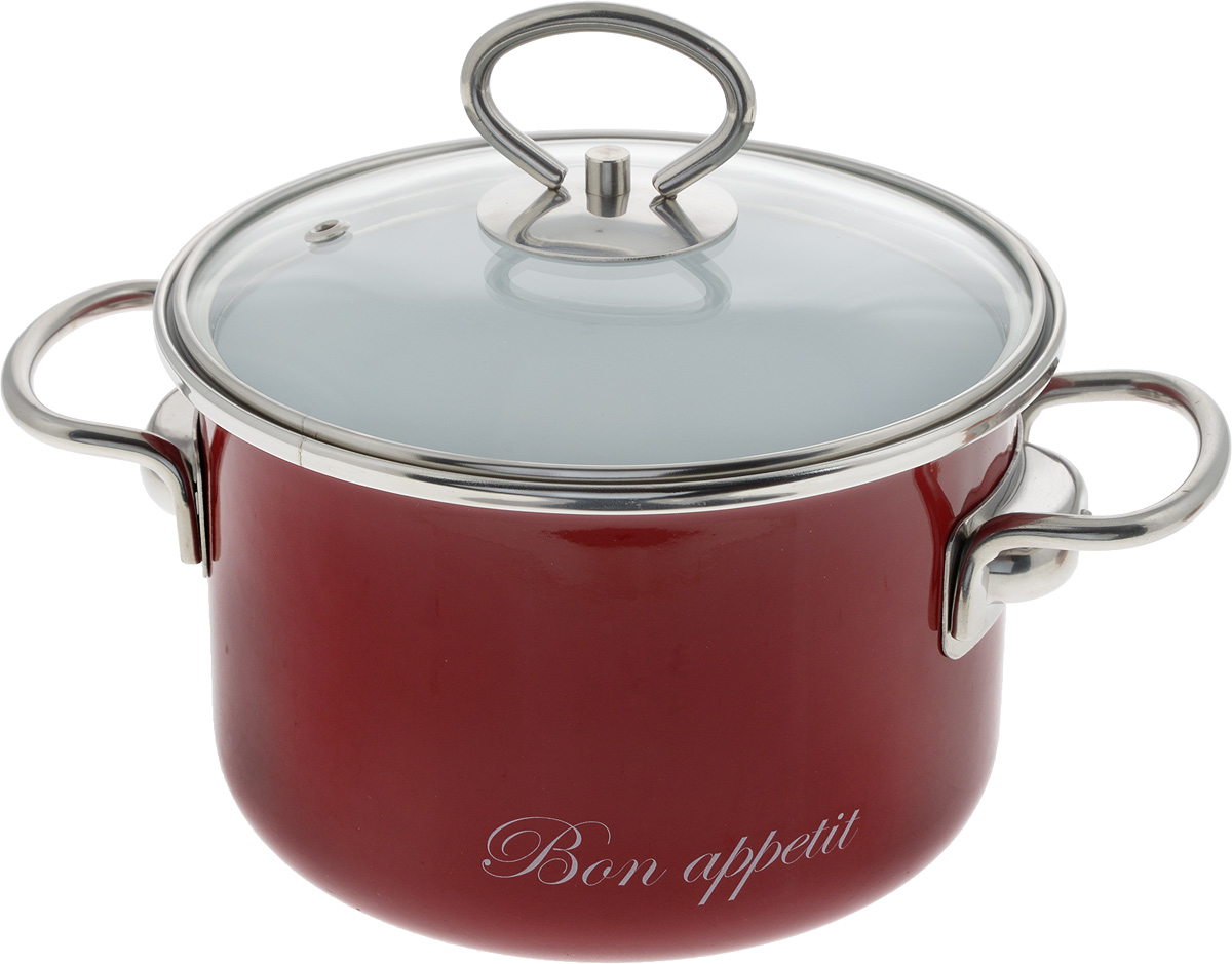 Кастрюля Vitross Bon Appetit с крышкой, 2 л8SD165S Кастрюля Vitross Bon Appetit с крышкой, 2 л8SD165SКастрюля Vitross Bon Appetit выполнена из нержавеющей стали с эмалированным покрытием - наиболее безопасным видом покрытий посуды. Прочный стальной корпус обеспечивает эффективную тепловую обработку и не деформируется в процессе эксплуатации. Такая кастрюля идеальна для тепловой обработки и хранения пищевых продуктов, приготовления холодных блюд и сервировки стола. Кастрюля оснащена стеклянной крышкой с металлическим ободом и пароотводом. По бокам кастрюли расположены удобные стальные ручки. Подходит для всех типов плит, включая индукционные. Можно мыть в посудомоечной машине. Диаметр кастрюли (по верхнему краю): 17.5 см. Высота стенок кастрюли: 11 см. Ширина кастрюли с учетом ручек: 26 см.