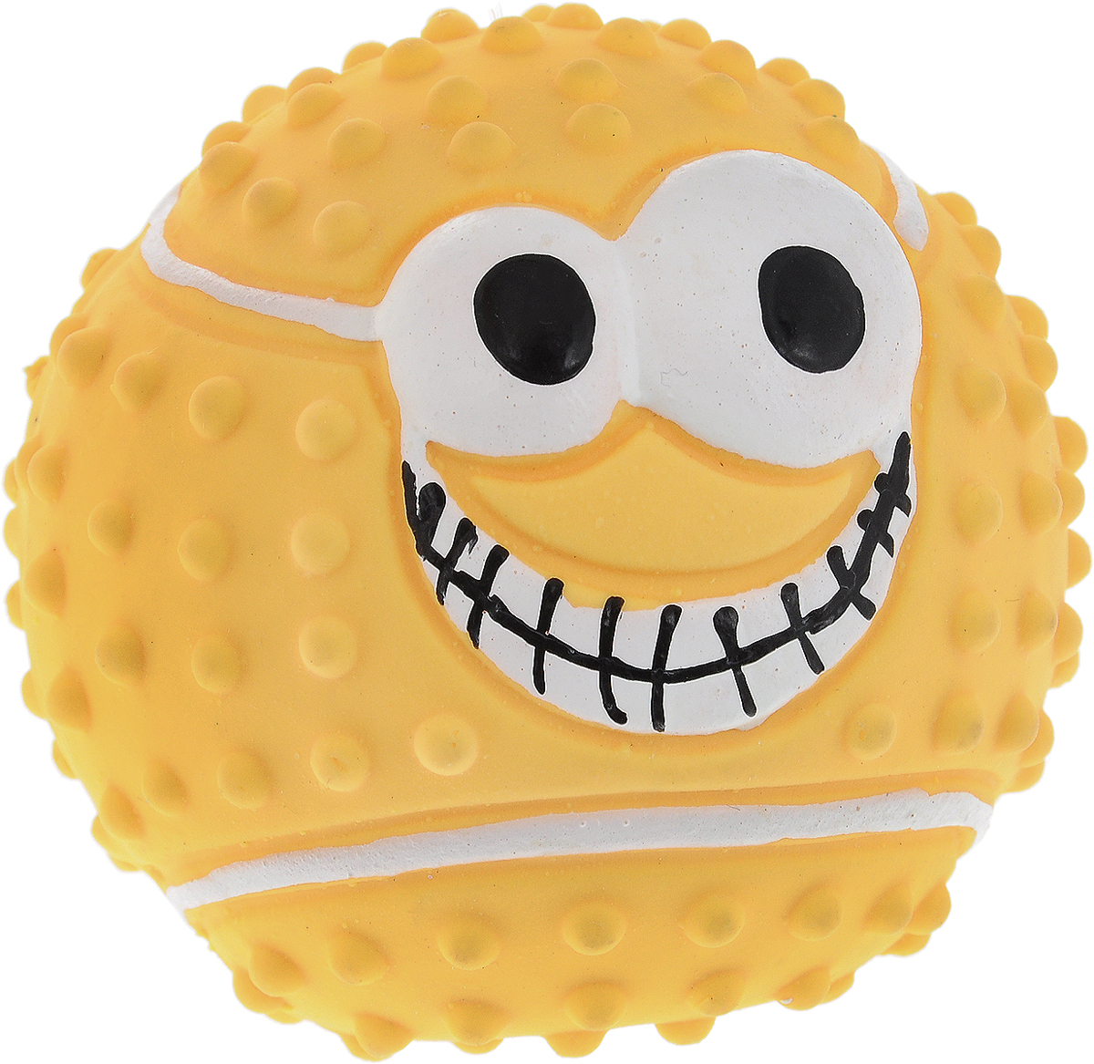 Игрушка для собак Dezzie Мяч. Улыбка, с пищалкой, диаметр 6,5 см5620065 Игрушка для собак Dezzie Мяч. Улыбка, с пищалкой, диаметр 6,5 см5620065Очаровательная игрушка Dezzie Мяч. Улыбка обеспечит веселый досуг вашей собаке. Она безопасна для здоровья животного. Латекс не твердеет под действием желудочного сока, поэтому игрушку можно смело покупать даже самым маленьким щенкам. В мяч встроена пищалка. С такой игрушкой ваш питомец точно не будет скучать. Диаметр игрушки: 6,5 см.