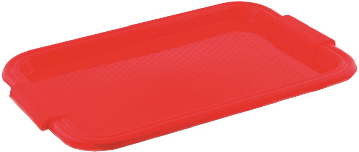 Поднос Plastic Centre Итальянский, цвет: красный, 45,5 х 31 смПЦ1460КР Поднос Plastic Centre Итальянский, цвет: красный, 45,5 х 31 смПЦ1460КРПоднос универсальный для переноски посуды. Прочный материал обеспечивает долговечность изделия. Рельефная поверхность предотвращает скольжение посуды на подносе.