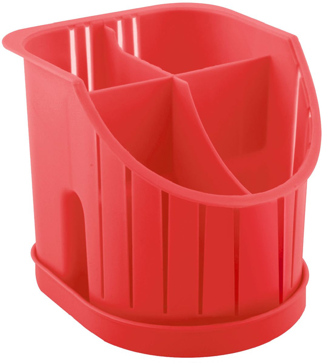 Сушилка для столовых приборов Plastic Centre, 4-секционная, цвет: красный, 16 х 14,2 х 12,8 смПЦ1550КР Сушилка для столовых приборов Plastic Centre, 4-секционная, цвет: красный, 16 х 14,2 х 12,8 смПЦ1550КРСушилка для столовых приборов пригодится на любой кухне. Четыре секции позволят сушить или хранить столовые приборы по отдельности (ножи, вилки, ложки и т.п.). Сушилка снабжена поддоном.