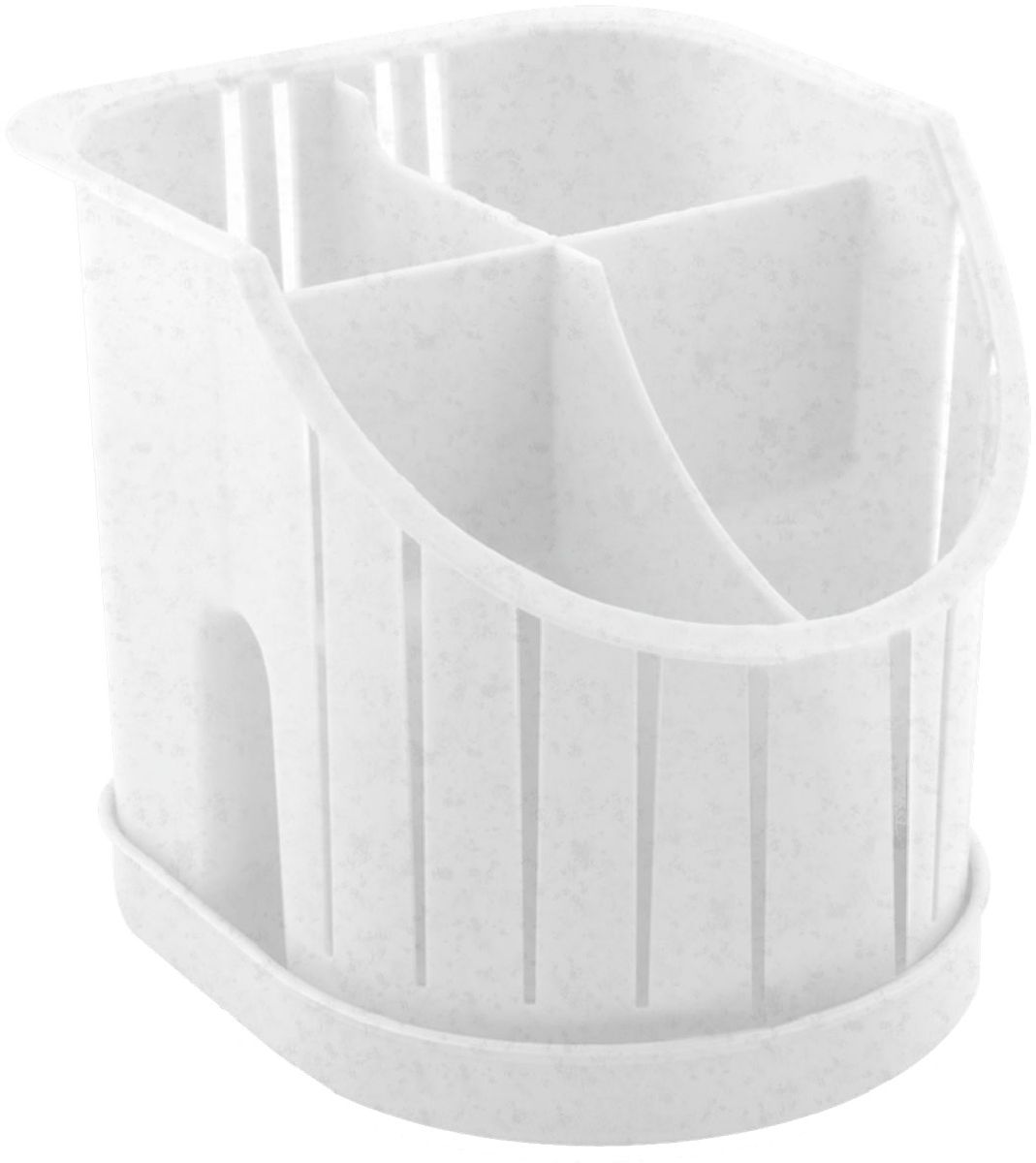 Сушилка для столовых приборов Plastic Centre, 4-секционная, цвет: мраморный, 16 х 14,2 х 12,8 смПЦ1550МР Сушилка для столовых приборов Plastic Centre, 4-секционная, цвет: мраморный, 16 х 14,2 х 12,8 смПЦ1550МРСушилка для столовых приборов пригодится на любой кухне. Четыре секции позволят сушить или хранить столовые приборы по отдельности (ножи, вилки, ложки и т.п.). Сушилка снабжена поддоном.