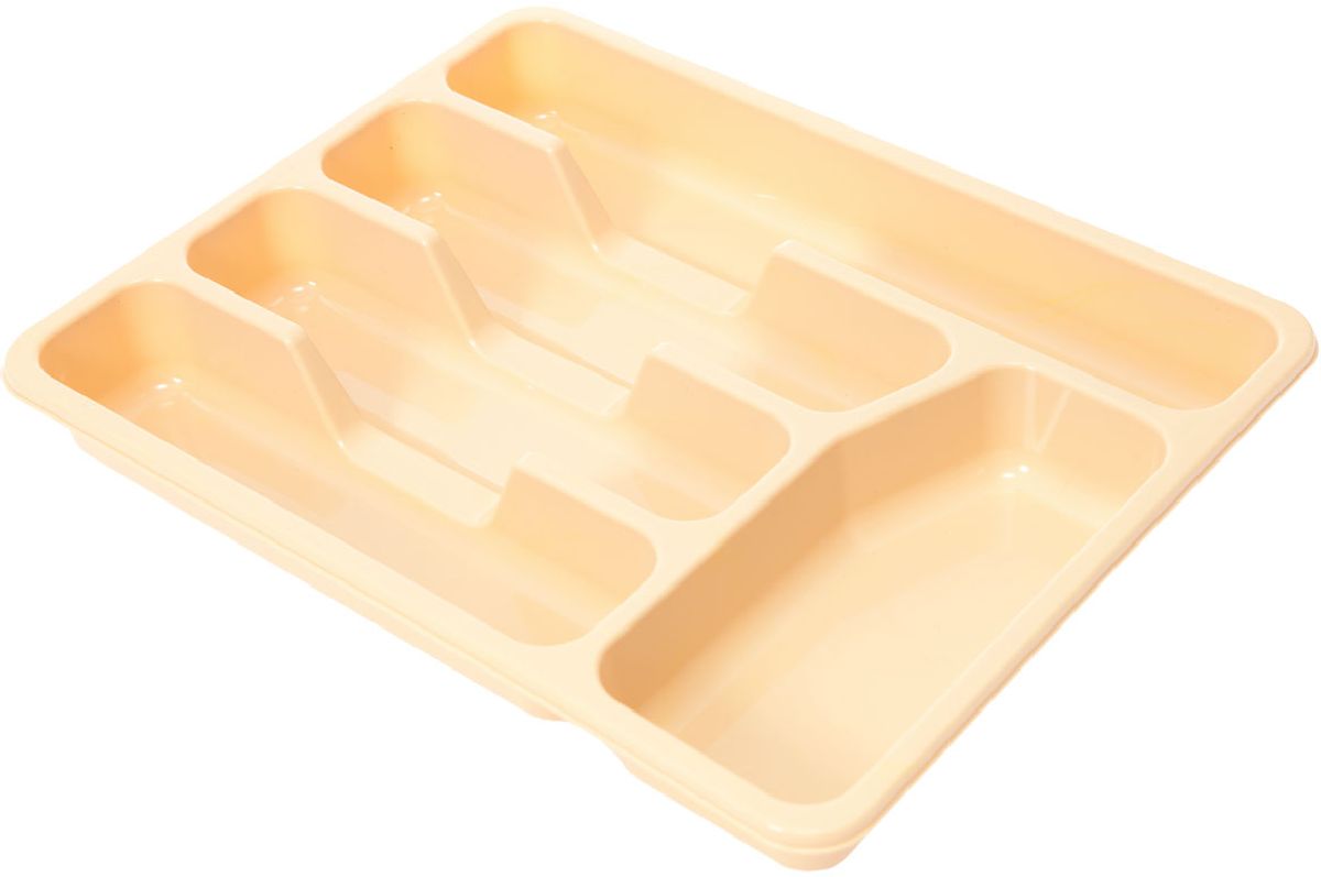 Лоток для столовых приборов Plastic Centre, цвет: бежевый, 33 х 26 х 4,3 смПЦ1560БЖ Лоток для столовых приборов Plastic Centre, цвет: бежевый, 33 х 26 х 4,3 смПЦ1560БЖЛоток для столовых приборов поможет содержать ящик, где хранятся ложки и вилки, в полном порядке. Прочный пластик легко моется и прослужит долгое время.