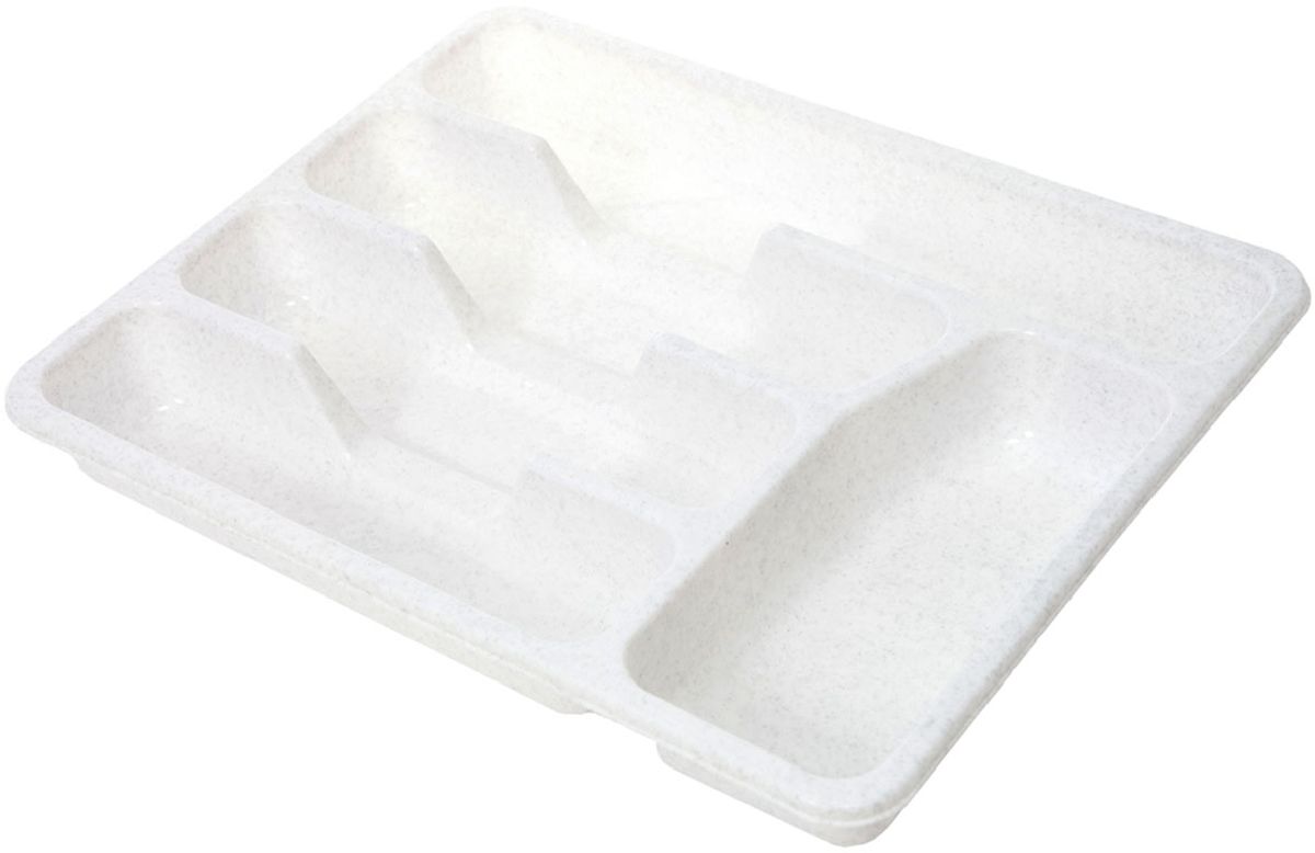 Лоток для столовых приборов Plastic Centre, цвет: мраморный, 33 х 26 х 4,3 смПЦ1560МР Лоток для столовых приборов Plastic Centre, цвет: мраморный, 33 х 26 х 4,3 смПЦ1560МРЛоток для столовых приборов поможет содержать ящик, где хранятся ложки и вилки, в полном порядке. Прочный пластик легко моется и прослужит долгое время.