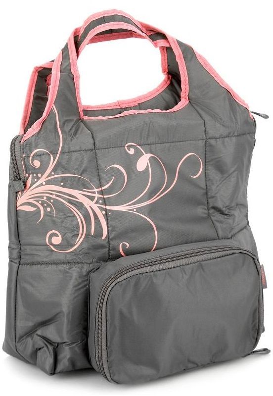 Термосумка Thermos Foldable Tote, складывающаяся, цвет: серый, 11 л446442 Термосумка Thermos Foldable Tote, складывающаяся, цвет: серый, 11 л446442Складная сумка-термос, изобретенная японскими инженерами, эта легкая и компактная сумка-термос, используется во время совершения покупок для сохранения свежести и температуры продуктов. Модель представлена в виде маленькой косметички, которая с помощью молнии быстро раскладывается в полноразмерную сумку. Благодаря своей компактности может удобно разместиться в обычной повседневной сумке. Сумка выполнена в песочной цветовой гамме с декоративной отстрочкой и растительным орнаментом. Переносить сумку можно держа ее не только в руках, но и на плече. Застежка молния создает необходимые условия для изоляции, а внутренний изолирующий слой позволяет сохранить температуру и свежесть продуктов длительное время.