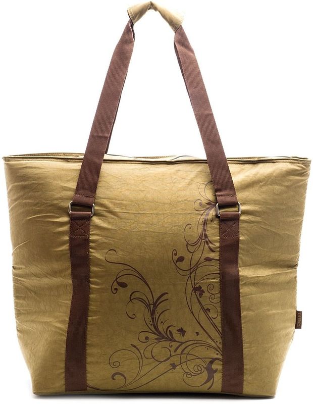 Термосумка Thermos Freezer Tote, цвет: коричневый, 27 л446435 Термосумка Thermos Freezer Tote, цвет: коричневый, 27 л446435Складная сумка-термос, изобретенная японскими инженерами, эта легкая и компактная сумка-термос, используется во время совершения покупок для сохранения свежести и температуры продуктов. Сумка выполнена в серой цветовой гамме с розовой декоративной отстрочкой и растительным орнаментом. Переносить сумку можно держа ее не только в руках, но и на плече. Застежка молния создает необходимые условия для изоляции, а внутренний изолирующий слой позволяет сохранить температуру и свежесть продуктов длительное время.