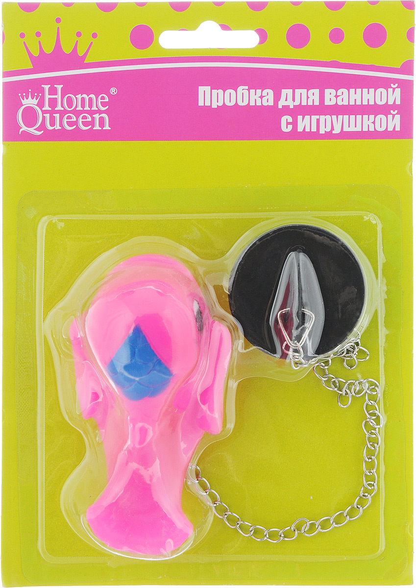 Пробка для ванны Home Queen Дельфин, цвет: розовый52517_розовый Пробка для ванны Home Queen Дельфин, цвет: розовый52517_розовыйПробка для ванны Home Queen Дельфин изготовлена из полипропилена. Пробка оснащена цепочкой, на конце которой располагается забавная игрушка. Потянув за игрушку, вы легко вытащите пробку из ванны. Этот яркий аксессуар станет развлечением для вашего ребенка во время купания и приятным дополнением к интерьеру ванной комнаты. Размер пробки: 4 х 4 х 1,5 см. Размер игрушки: 9 х 5 х 5 см.