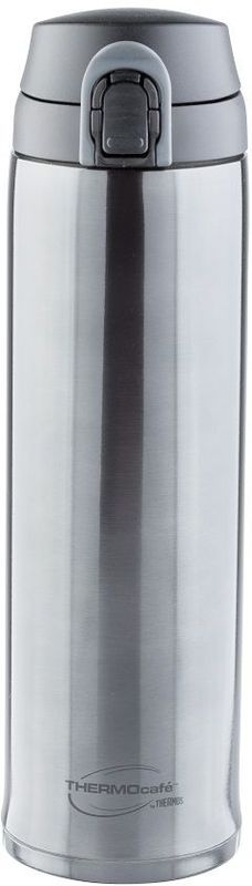 Термос Thermocafe By Thermos, цвет: темно-серый, 0,6 л. XTC-60270498 Термос Thermocafe By Thermos, цвет: темно-серый, 0,6 л. XTC-60270498Удобен для использования в автомобиле или при занятиях спортом. Крышка снабжена дополнительным фиксатором - защитой от случайного открытия. Откидывается полностью и фиксируется в открытом положении. Что дает возможность спокойно пить, не боясь получить по носу