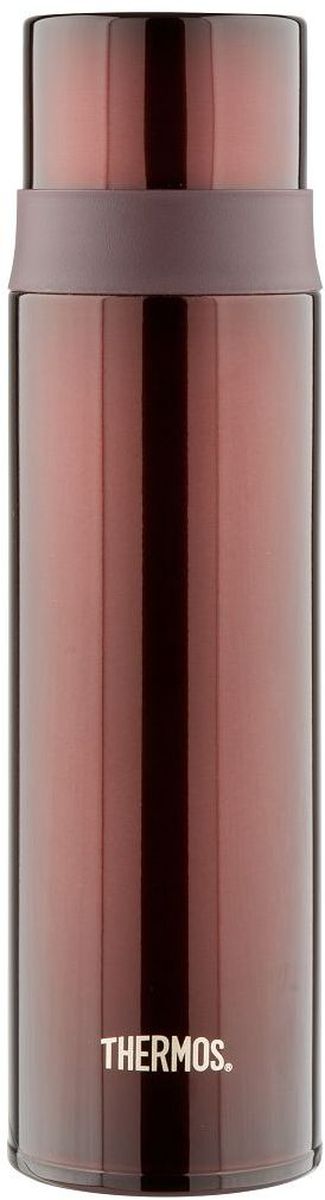 Термос Thermos, цвет: коричневый, 0,5 л. FFM-500934581 Термос Thermos, цвет: коричневый, 0,5 л. FFM-500934581Удобен для использования в движении, в автомобиле. Фиксатор от случайного открытия, пробка откидывается полностью и фиксируется. Чашка–крышка из нержавеющей стали позволит Вам наслаждаться своим напитком, где бы Вы ни были