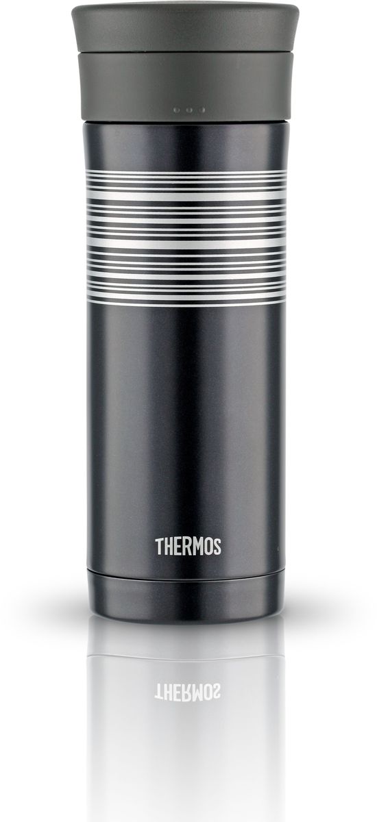 Термос Thermos, цвет: черный, 0,5 л. JMK-501417466 Термос Thermos, цвет: черный, 0,5 л. JMK-501417466Термос из нержавеющей стали. Предназначен для использования в движении. Модель привлекает тонким изящным стилем. Покрытие, созданное на основе самых современных технологий, прекрасно передает глубину и палитру цвета. Можно пить прямо из термоса. Широкое горло предусмотрено для загрузки кубиков льда. Конструкция крышки не позволяет льду выпадать при питье. Термос удобно лежит в руке. Модель легко моется. Можно мыть в посудомоечной машине. Может использоваться в стандартном подстаканнике автомобиля.