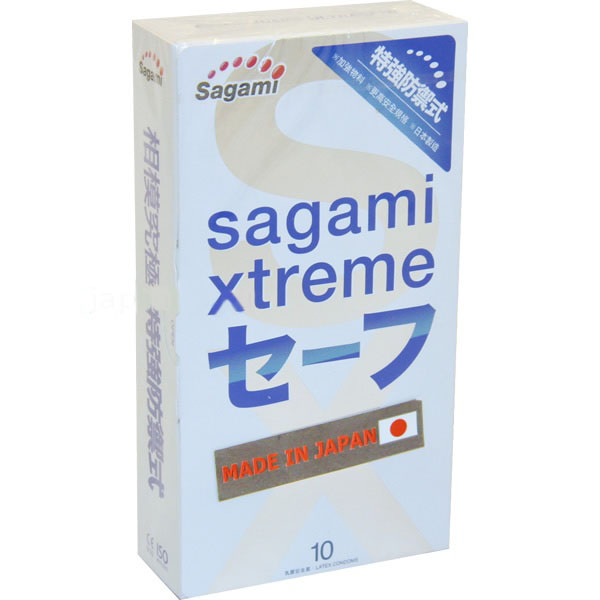 Sagami Xtreme Ultrasafe 10шт. Презервативы с двойным кол-вом смазки, латекс 0,09 мм143164 Sagami Xtreme Ultrasafe 10шт. Презервативы с двойным кол-вом смазки, латекс 0,09 мм143164Упаковка 10 латексных презервативов конусообразной формы для усиления энергетики и двойным количеством смазки для более высокого уровня безопасности и комфорта. Без добавления бензокаина и нонспермицидов: полная безопасность для ежедневного использования. 33mm диаметр; 104mm окружность; 52±2mm ширина 185±10mm длина Прозрачные Двойное количество силиконовой смазки