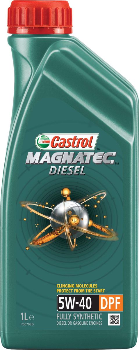 Моторное масло Castrol Magnatec Diesel 5W-40 DPF, 1 л156EDC Моторное масло Castrol Magnatec Diesel 5W-40 DPF, 1 л156EDCОписание До 75% износа двигателя происходит во время его пуска и прогрева. Когда двигатель выключен, обычное масло стекает в поддон картера, оставляя важнейшие детали двигателя незащищенными. Молекулы Castrol Magnatec подобно магниту притягиваются к деталям двигателя и образуют сверхпрочную масляную пленку, обеспечивающую дополнительную защиту двигателя в период пуска, когда риск возникновения износа существенно возрастает. Применение Моторное масло Castrol Magnatec Diesel 5W-40 DPF предназначено для дизельных и бензиновых двигателей легковых автомобилей, где производитель рекомендует смазочные материалы, соответствующие классу вязкости SAE 5W-40 и спецификациям API SN/CF или ACEA C3, включая автомобили оснащённые сажевым фильтром (DPF). Castrol Magnatec Diesel 5W-40 DPF одобрено к применению рядом ведущих производителей техники (см. раздел спецификаций и руководство по эксплуатации автомобиля). *GM dexos2®: заменяет GM-LL-B-025 and GM-LL-A-025 : GB2C0923082 Преимущества Castrol...