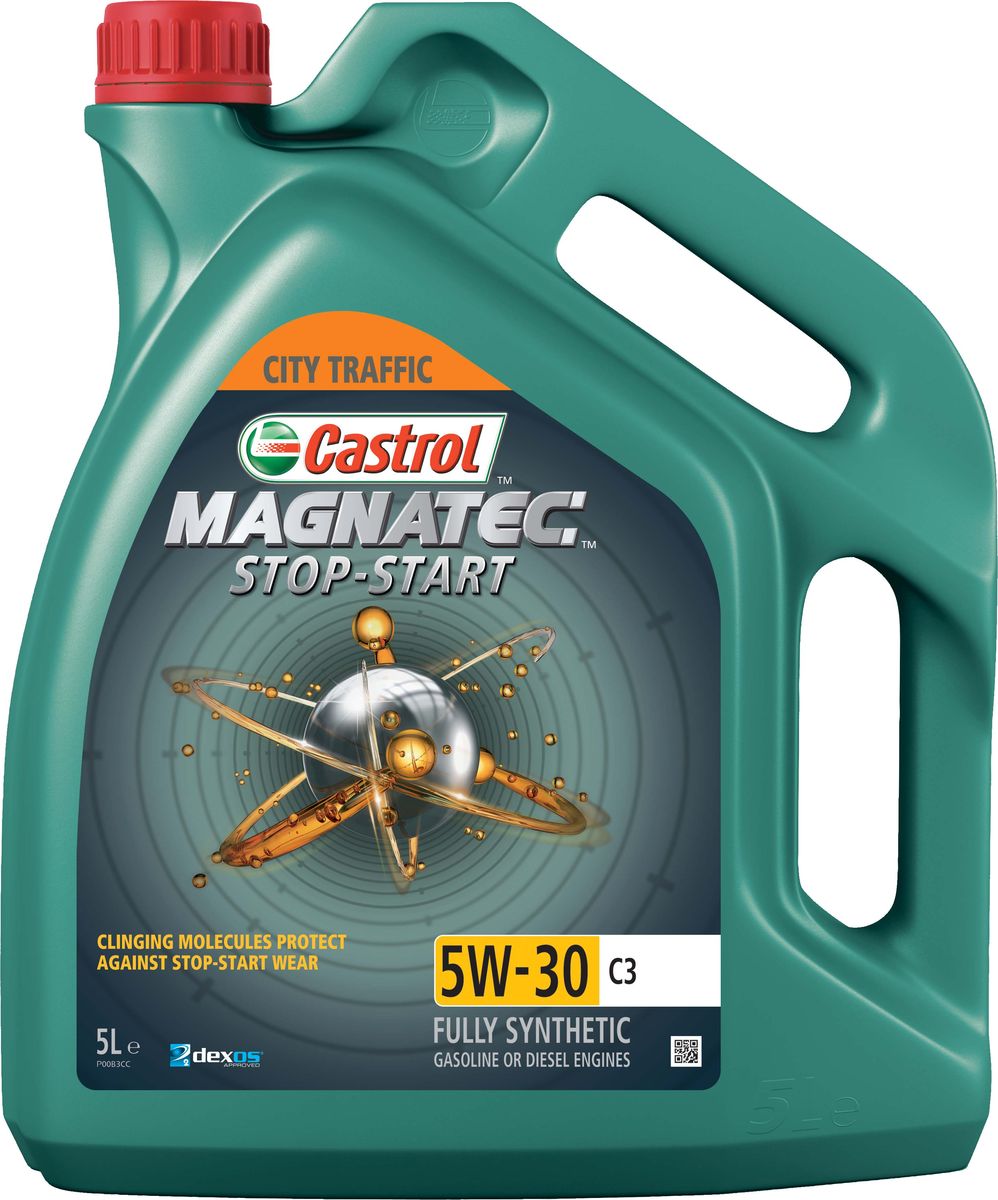 Моторное масло Castrol Magnatec Stop-Start 5W-30 C3, 5 л15729A Моторное масло Castrol Magnatec Stop-Start 5W-30 C3, 5 л15729AОписание Движение в городах становится все более интенсивным. Современный автомобиль производит в среднем около 18 000 разгонов и торможений в год. В пробках двигатель долго работает в наиболее неблагоприятном режиме, на холостом ходу, а это приводит к повышенному износу. По результатам последнего отраслевого теста, новое моторное масло Castrol MAGNATEC Stop- Start 5W-30 C3 значительно снижает износ при работе в режиме стоп-старт*. Castrol MAGNATEC Stop-Start 5W-30 C3 специально разработано для дополнительной защиты двигателя от повышенного износа при движении в городе. Молекулы Castrol MAGNATEC притягиваются к деталям двигателя и формируют самовосстанавливающийся слой для защиты на всех этапах работы двигателя в режиме стоп-старт. Castrol MAGNATEC Stop-Start защищает двигатель от износа с первой секунды пуска и на всем протяжении пути. Каждый раз, когда вы нажимаете на педаль акселератора. * согласно отраслевому тесту OM646LA Применение Моторное масло Castrol Magnatec Stop-Start...