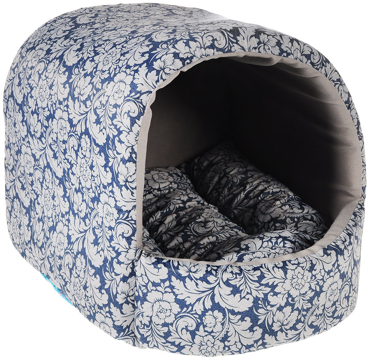 Домик для собак Happy Puppy Ампир, 37 x 37 x 40 смHP-160522 Домик для собак Happy Puppy Ампир, 37 x 37 x 40 смHP-160522Домик для собак Happy Puppy Ампир обязательно понравится вашему питомцу. Он выполнен из высококачественного хлопка и полиэстера с водоотталкивающей пропиткой. Съемная подстилка с наполнителем из холлофайбера. Такой материал не теряет своей формы долгое время. Домик очень удобный и уютный. Ваш любимец сразу же захочет забраться внутрь, там он сможет отдохнуть и спрятаться. Компактные размеры позволят поместить домик, где угодно, а приятная цветовая гамма сделает его оригинальным дополнением к любому интерьеру. Размер подстилки: 37 х 37 х 5 см, Размер домика: 37 х 37 х 40 см, Внутренняя высота домика (с учетом подстилки): 27 см. Толщина стенки: 3 см.