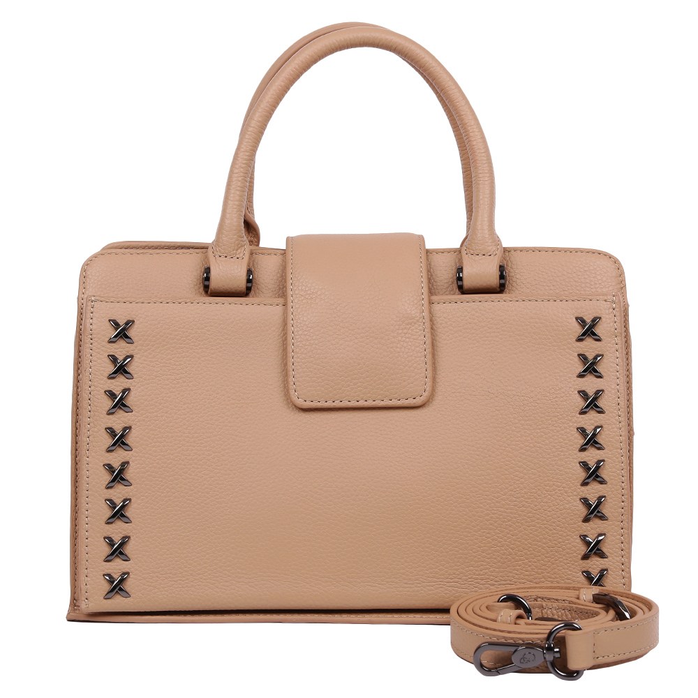 Сумка женская Galaday, цвет: бежевый. GD7111QGD7111Q-beige Сумка женская Galaday, цвет: бежевый. GD7111QGD7111Q-beigeСумка женская бренда GALADAY из натуральной кожи