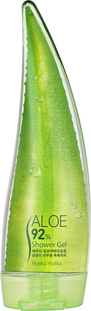 Holika Holika Гель для душа с алоэ вера 92%, 250 мл20011812 Holika Holika Гель для душа с алоэ вера 92%, 250 мл20011812Holika Holika Aloe 92% Shower Gel – это гель для душа «Алоэ» с 92% содержанием экстракта сока алоэ вера. Он очищает кожу от ежедневных загрязнений, интенсивно увлажняет, помогает сохранить влагу, убирает шелушения. Применение: Вспеньте гель при помощи мочалки, помассируйте кожу тела и смойте теплой водой. Предостережения: не используйте на области вокруг глаз, избегайте попадания средства в глаза, только для наружного применения. Состав: сок листьев алоэ, аммония лаурет сульфат, аммония лаурил сульфат, кокамидопропилбетаин, поверхностно-активное вещество - очищающий компонент, феноксиэтанол, ароматизатор, натрия хлорид, экстракт лотоса орехоносного, эмульгатор, экстракт центеллы азиатской, экстракт бамбука дикого, экстракт плодов огурца, экстракт листьев кукурузы, экстракт листьев капусты огородной, экстракт плодов арбуза. Объём: 250 мл.