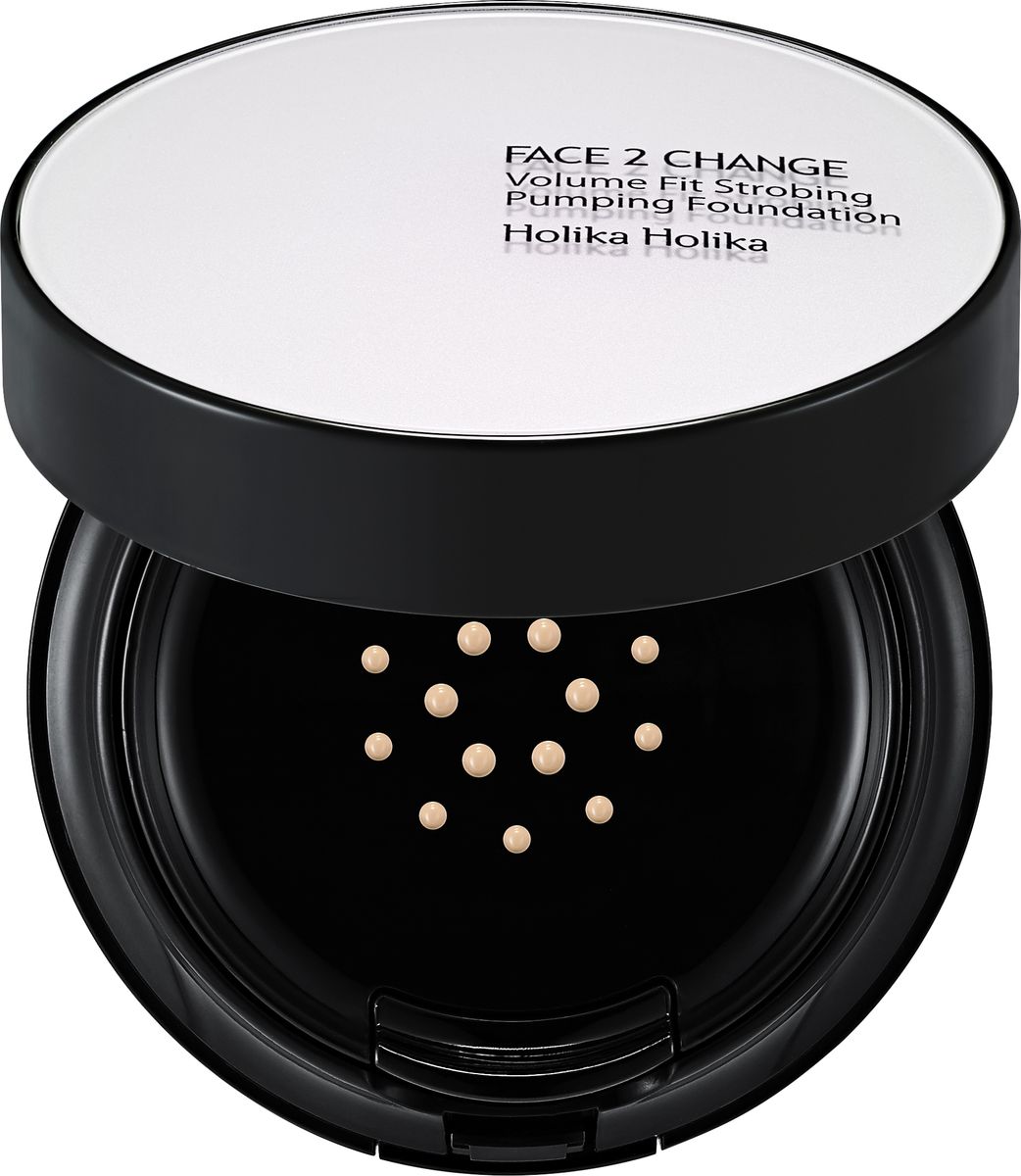 Holika Holika Матирующий кушон Фейс ту чейндж SPF50+ PA+++, тон 21, светлый беж, 15 гр20012547 Holika Holika Матирующий кушон Фейс ту чейндж SPF50+ PA+++, тон 21, светлый беж, 15 гр20012547Тональное средство для стробинга Фэйс ту чэндж обладает легкой текстурой, быстро впитывается после нанесения, увлажняет кожу, дарит ей ощущение комфорта и легкости, не утяжеляет. Применение: Крем рекомендуется наносить на кожу плавными нежными движениями, втирая вдоль массажных линий до полного впитывания. Объём: 15 гр. Состав: Вода, диоксид титана (CI 77891), циклопентасилоксан, фенилтриметикон, этилгексил метоксициннама, глицерин, этилгексил салицилат, циклогексанон силоксана, ПЕГ -10 диметикон, ниацинамид, бутилен гликоль, дикаприлат, пропиленгликоль, бутилен гликоль, масло арганового дерева, экстракт киви, экстракт помидоров, экстракт хризантемы, экстракт девясила, экстракт камелии, экстракт цветов лилии, экстракт шиповника, экстаркт бамии, экстаркт рис, экстракт граната, экстракт шелковицы, экстракт гинко, триметил силокси силикат, полипропилен SSQ, ПЕГ -10 трис( триметилсиллокси) силилэтилдиметикон, дистеариловый димониум гекторит, сульфат магния, метилметакрилат кроссполимер,...