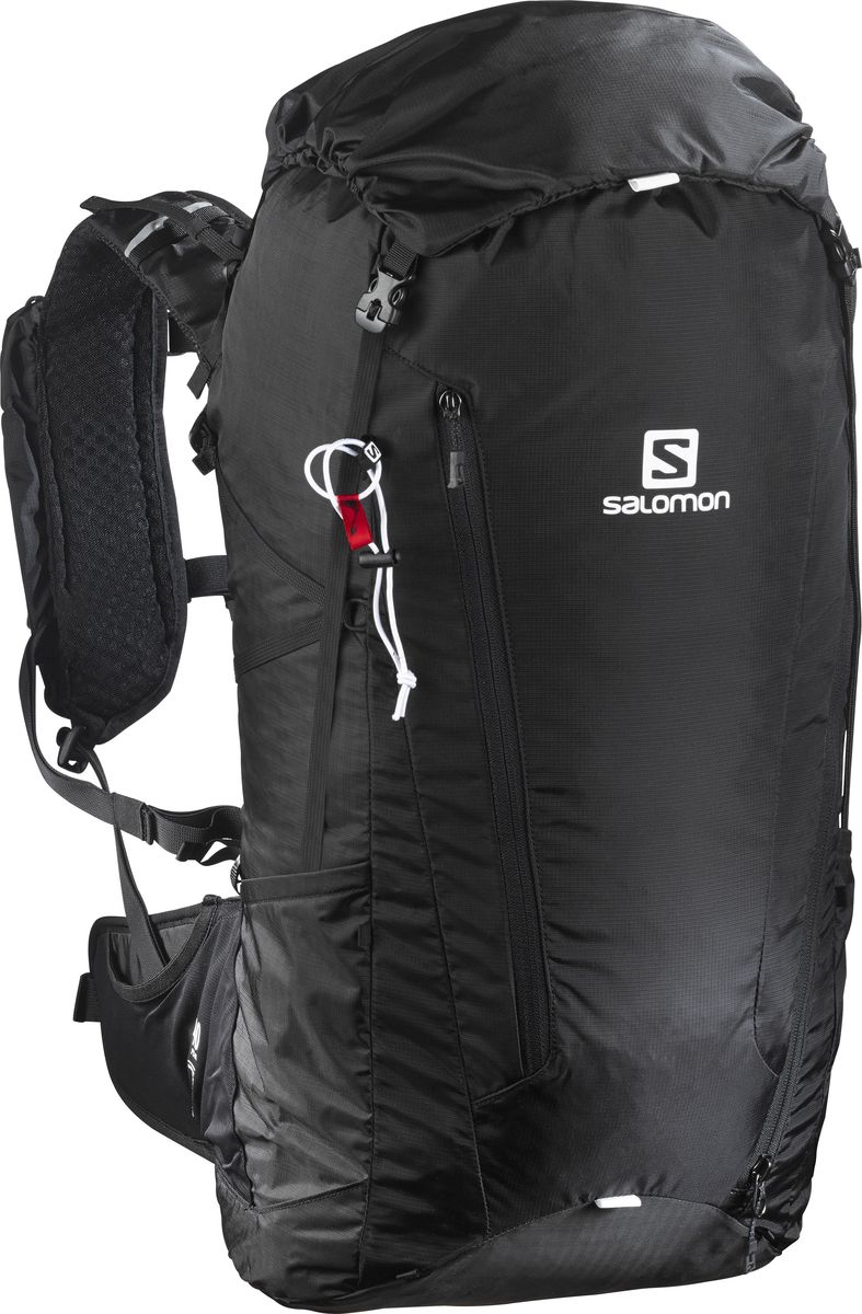 Рюкзак туристический Salomon Peak 40, цвет: черный, 40 л. L39294100L39294100 Рюкзак туристический Salomon Peak 40, цвет: черный, 40 л. L39294100L39294100Рюкзак Salomon Peak 40 выполнен из высококачественного полиамида. Рюкзак имеет одно вместительное отделение и закрывается на застежку-молнию. Рюкзак оснащен мягкими удобными лямками, длина которых регулируется с помощью пряжек. Когда приключения зовут, никогда не знаешь, где в итоге окажешься. Оказавшись на тропе, быстро понимаешь, что на самом деле тебе нужно мало вещей. Все они просто и удобно поместятся в рюкзаке Peak 40. Начните свой путь.