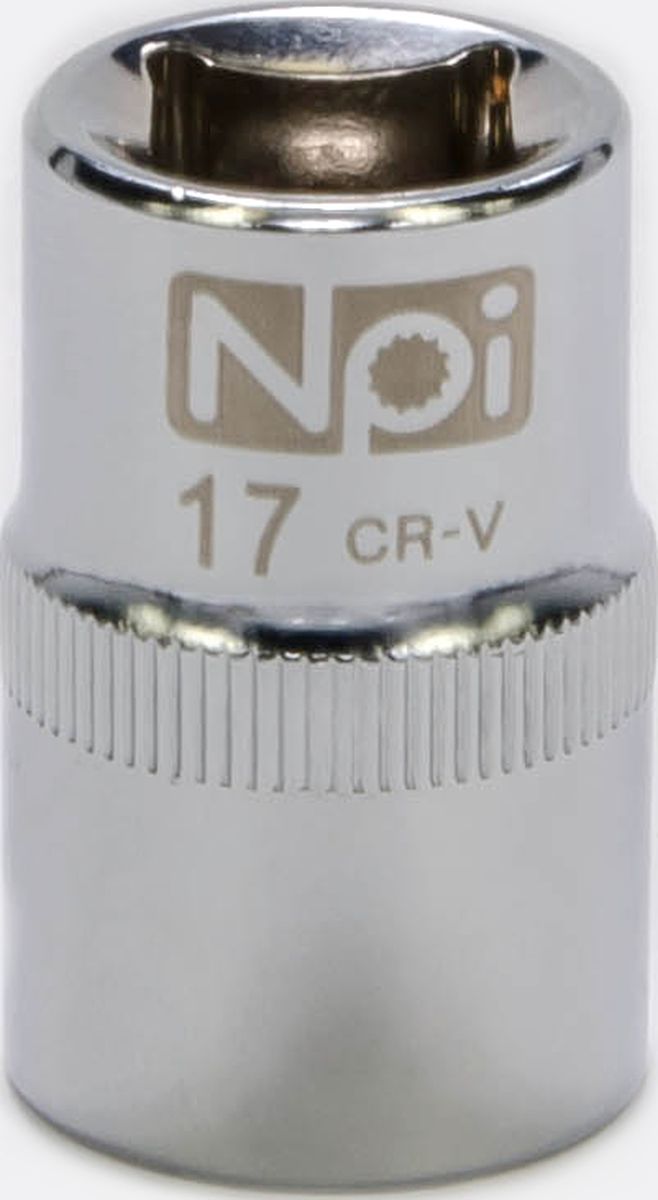 Головка торцевая NPI SuperLock, 1/2, 17 мм20017 Головка торцевая NPI SuperLock, 1/2, 17 мм20017Головка торцевая NPI 1/2. Тип 1/2. Торцевая головка NPI применяется с гайковертами, трещетками, воротками. Торцевая головка выполнена по технологии Суперлок. Торцевая головка обеспечивает максимальный крутящий момент по отношению к резьбе и выдерживает ударные нагрузки. Материал - высокопрочная хром-ванадиевая сталь. Соответствует стандарту DIN 3124