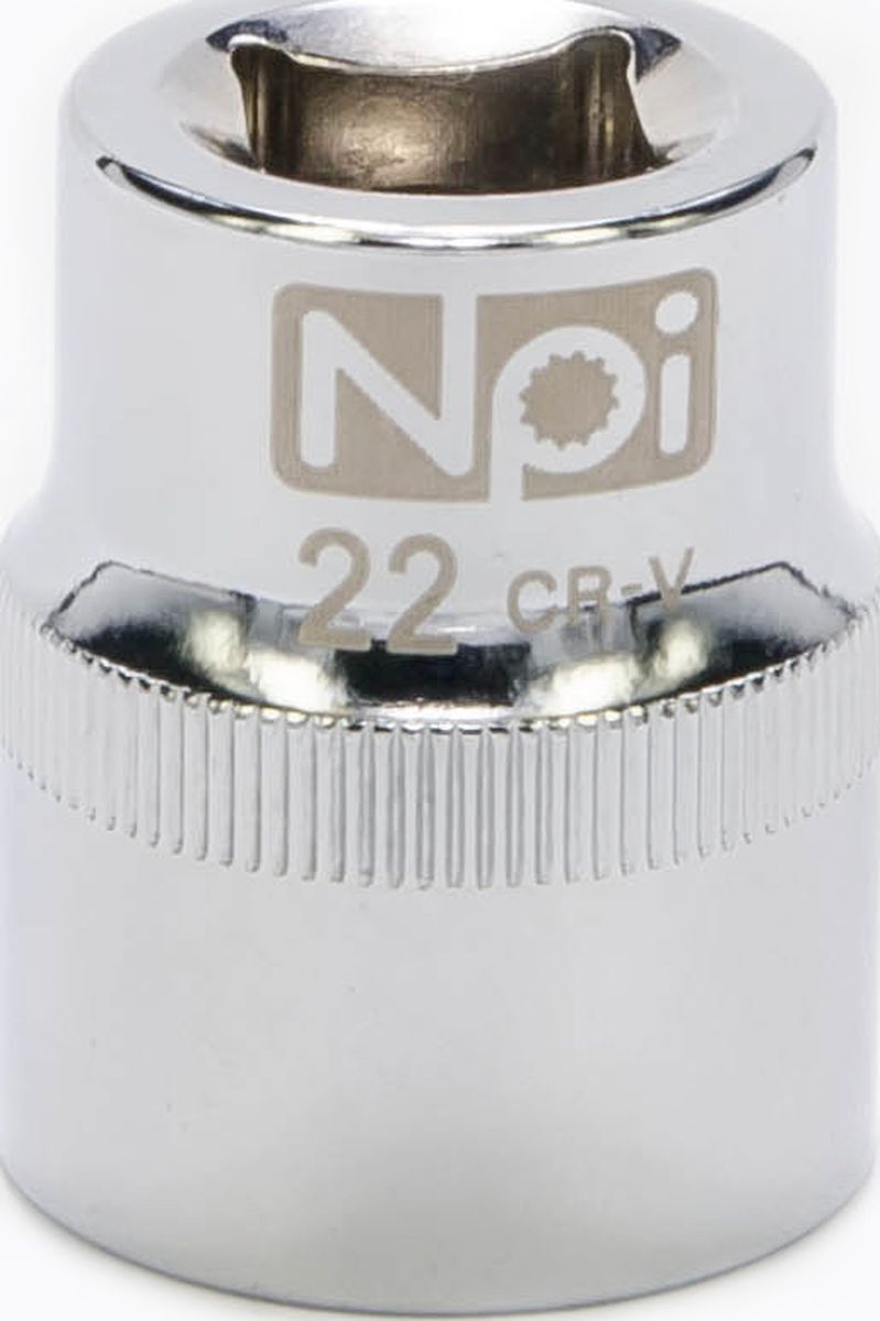 Головка торцевая NPI SuperLock, 1/2, 22 мм20022 Головка торцевая NPI SuperLock, 1/2, 22 мм20022Головка торцевая NPI 1/2. Тип 1/2. Торцевая головка NPI применяется с гайковертами, трещетками, воротками. Торцевая головка выполнена по технологии Суперлок. Торцевая головка обеспечивает максимальный крутящий момент по отношению к резьбе и выдерживает ударные нагрузки. Материал - высокопрочная хром-ванадиевая сталь. Соответствует стандарту DIN 3124