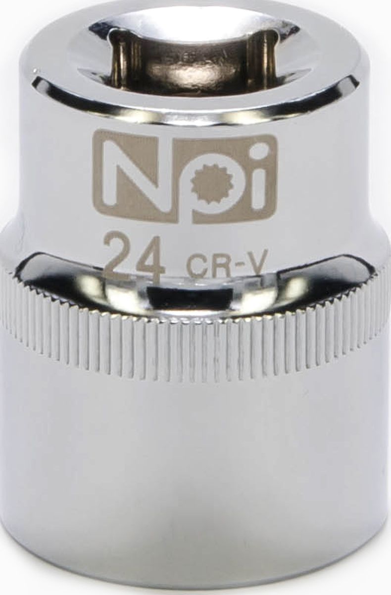 Головка торцевая NPI SuperLock, 1/2, 24 мм20024 Головка торцевая NPI SuperLock, 1/2, 24 мм20024Головка торцевая NPI 1/2. Тип 1/2. Торцевая головка NPI применяется с гайковертами, трещетками, воротками. Торцевая головка выполнена по технологии Суперлок. Торцевая головка обеспечивает максимальный крутящий момент по отношению к резьбе и выдерживает ударные нагрузки. Материал - высокопрочная хром-ванадиевая сталь. Соответствует стандарту DIN 3124