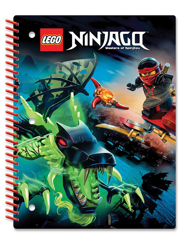 LEGO Ninjago Тетрадь на спирали 70 листов в линейку 5162751627 LEGO Ninjago Тетрадь на спирали 70 листов в линейку 5162751627Тетрадь LEGO Ninjago на спирали в линейку предназначена для школьных занятий и просто для записей. Стильный дизайн обложки, сочетающий различные цвета и изображения любимых персонажей делает тетрадь подходящей для учеников начальной и средней школы. Плотная обложка из высококачественного картона не даст помяться страничкам.