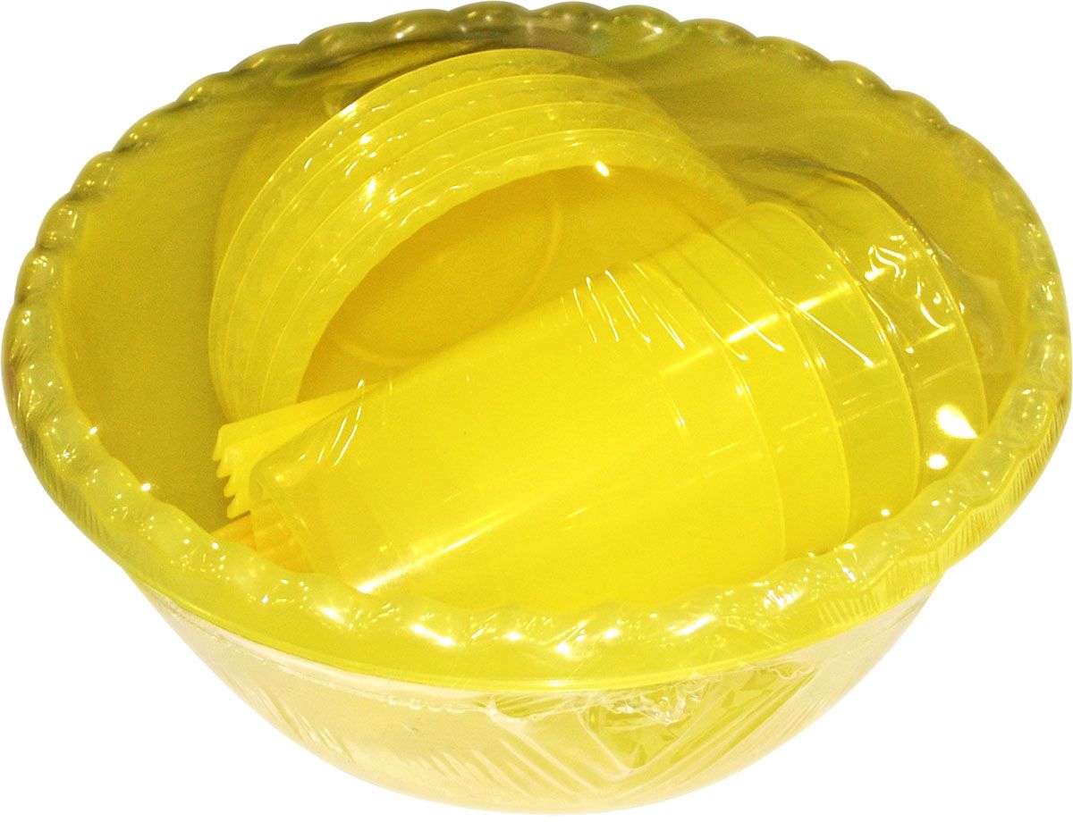 Набор для пикника Plastic Centre Фазенда, цвет: желтый, прозрачный, на 4 персоныПЦ1849ЖТПР Набор для пикника Plastic Centre Фазенда, цвет: желтый, прозрачный, на 4 персоныПЦ1849ЖТПРНабор для пикника на 4 персоны - это все, что нужно для организации загородной поездки. Легкую посуду удобно взять с собой. Яркие цвета и привлекательный дизайн создадут уютную атмосферу и дополнят радостные моменты на природе. Прочный пластик подходит для многократного использования.