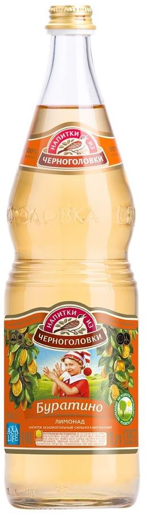 Лимонад Буратино напиток безалкогольный сильногазированный, 1 л010500-0016300 Лимонад Буратино напиток безалкогольный сильногазированный, 1 л010500-0016300Лимонад Буратино был создан в 1939 году и назван в честь одноименного сказочного героя. Перед специалистами Института Напитков стояла непростая задача - создать совершенно новый напиток для советских детей. И вскоре, цель была достигнута, напиток с цветочно-конфетным вкусом был готов. Согласно традиционной рецептуре, в состав напитка входили только натуральное компоненты, натуральные ароматизаторы и лимонно-цитрусовые настои, которые придавали напитку освежающий эффект и неподражаемый вкус.