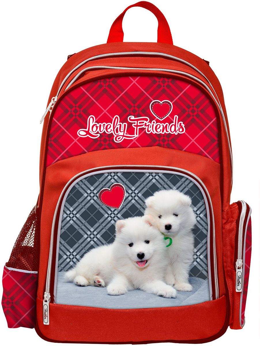 Hatber Рюкзак Soft Lovely friendsNRk_16057 Hatber Рюкзак Soft Lovely friendsNRk_16057Серия Soft - это облегченный рюкзак из прочного полиэстера для детей младшего и среднего школьного возраста. Имеет 2 отделения, большой передний карман на молнии и 2 боковы х кармана. Размер 41 х 29 х 14 см.