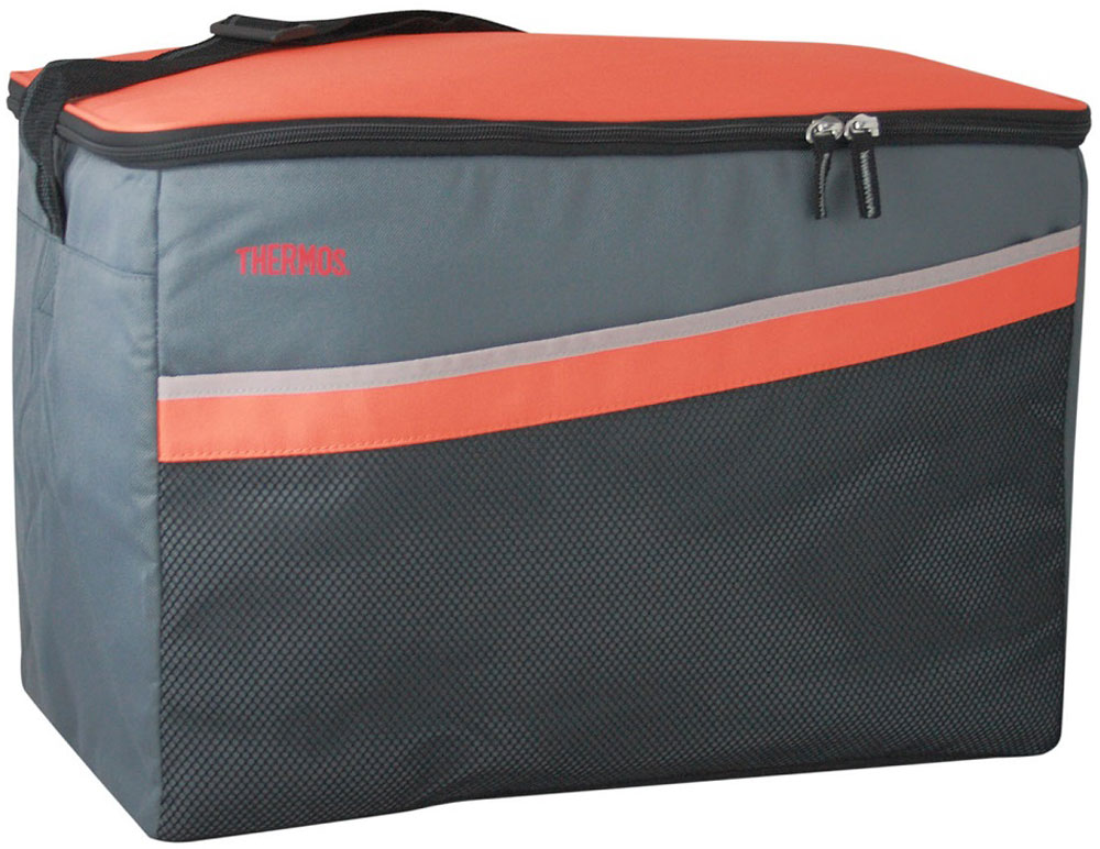 Термосумка Thermos Classic 48 Can Cooler, цвет: оранжевый, серый, 33 л517180 Термосумка Thermos Classic 48 Can Cooler, цвет: оранжевый, серый, 33 л517180Термо-сумки из этой линейки товаров отличаются удобством переноски и компактностью хранения. Все модели выполнены в классическом серо-оранжевом цвете.