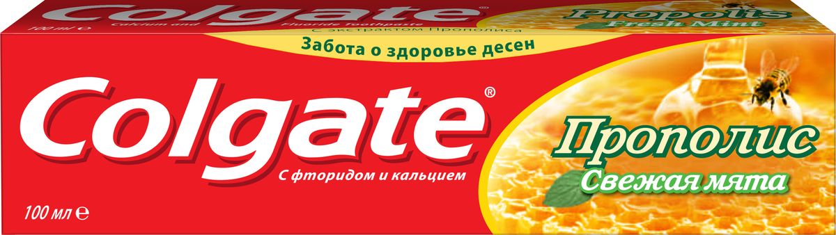 Colgate Зубная паста Прополис 100 мл04015180 Colgate Зубная паста Прополис 100 мл04015180Содержит прополис, известный своими лечебными свойствами. Для эффективной природной защиты полости рта.