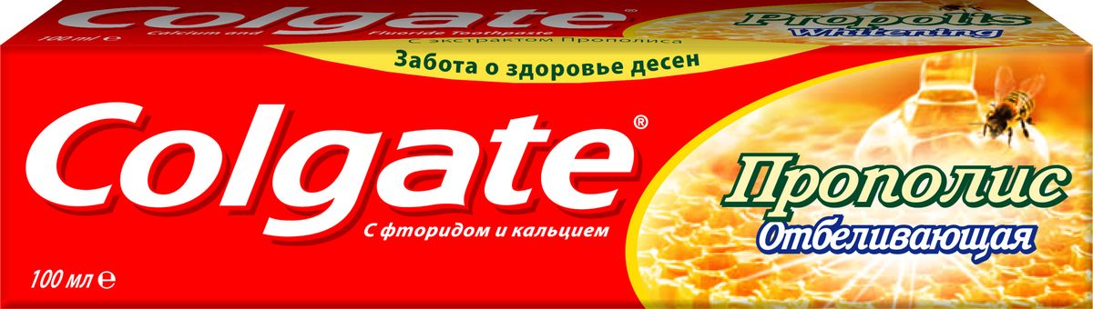 Colgate Зубная паста Прополис отбеливающая 100 млFCN89270/FCN89011 Colgate Зубная паста Прополис отбеливающая 100 млFCN89270/FCN89011Зубная паста Colgate Прополис «Отбеливающая». cодержит прополис и очищающие микрочастицы.