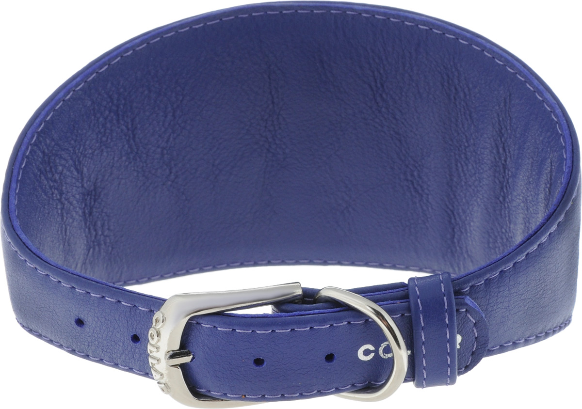 Ошейник для борзых собак CoLLaR Glamour, цвет: фиолетовый, ширина 2 см, обхват шеи 34-40 см34679 Ошейник для борзых собак CoLLaR Glamour, цвет: фиолетовый, ширина 2 см, обхват шеи 34-40 см34679Ошейник для борзых собак CoLLaR Glamour, выполненный из натуральной кожи, устойчив к влажности и перепадам температур. Крепкие металлические элементы делают ошейник надежным и долговечным. Изделие отличается высоким качеством, удобством и универсальностью. Размер ошейника регулируется при помощи пряжки, зафиксированной на одном из 5 отверстий. Минимальный обхват шеи: 34 см. Максимальный обхват шеи: 40 см. Минимальная ширина: 2 см. Максимальная ширина: 8 см.