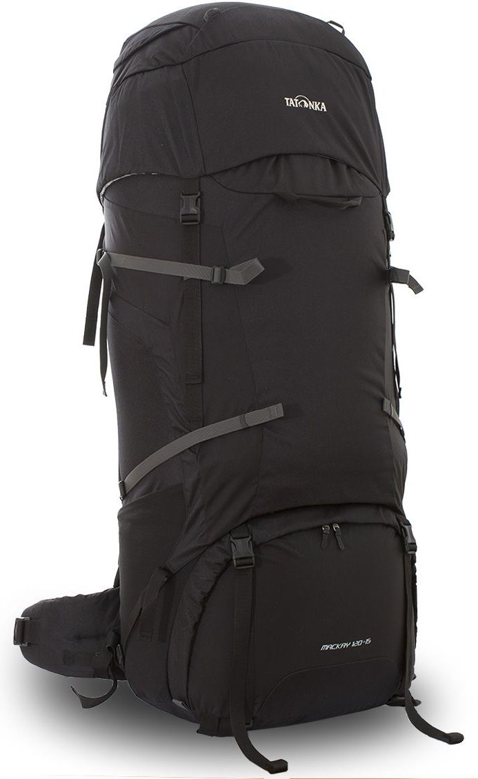 Рюкзак туристический Tatonka Mackay 120+15л, цвет: черный, 114x42x35 смDI.6028.040 Рюкзак туристический Tatonka Mackay 120+15л, цвет: черный, 114x42x35 смDI.6028.040Классический туристический рюкзак большого объема. Рюкзак Mackay 120+15 выполенен в строгом дизайне из прочной ткани Textreme 6.6. Два внутренних отделения позволят с удобством разместить все необходимые в походе или путешествии вещи. За счет объемной крышки и расширяющегося основного отделения объем рюкзака достигает 135 литров. Прочная удобная спина рюкзака выполнена с учетом анатомических особенностей спины человека, благодаря этому с рюкзаком будет комфортно идти даже в продолжительном походе. Нижнее и основное отделения рюкзака разделены съемной перегородкой на молнии, одним движением их можно соединить между собой или снова разделить. Доступ в основное отделение осуществляется через верхний расширяющийся вход или через центральны 3D-доступ. Молния 3D-доступа имеет два бегунка, что позволяет легко достать или положить любые конкретные вещи. Молния в нижнее отделение так же оснащена молнией с двумя бегунками. В центральной части рюкзак имеет две прошитых стропы-molle, благодаря...