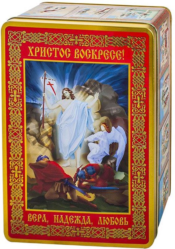 Шкатулка подарочная Воскресе черный и зеленый листовой чай, 400 г40103 Шкатулка подарочная Воскресе черный и зеленый листовой чай, 400 г40103Чайное ассорти: цейлонский чёрный листовой 300 г; зеленый китайский - 100 г.