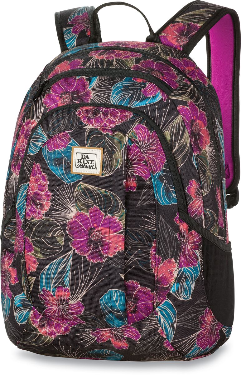 Рюкзак женский Dakine Garden Pualani, цвет: мультиколор, 20 л. 1000075100127228 10000751 Рюкзак женский Dakine Garden Pualani, цвет: мультиколор, 20 л. 1000075100127228 10000751Городской женский рюкзак с отделением для ноутбука ( до 14) Карман для очков из мягкого флиса, карман-органайзер, боковые карманы из сетки.