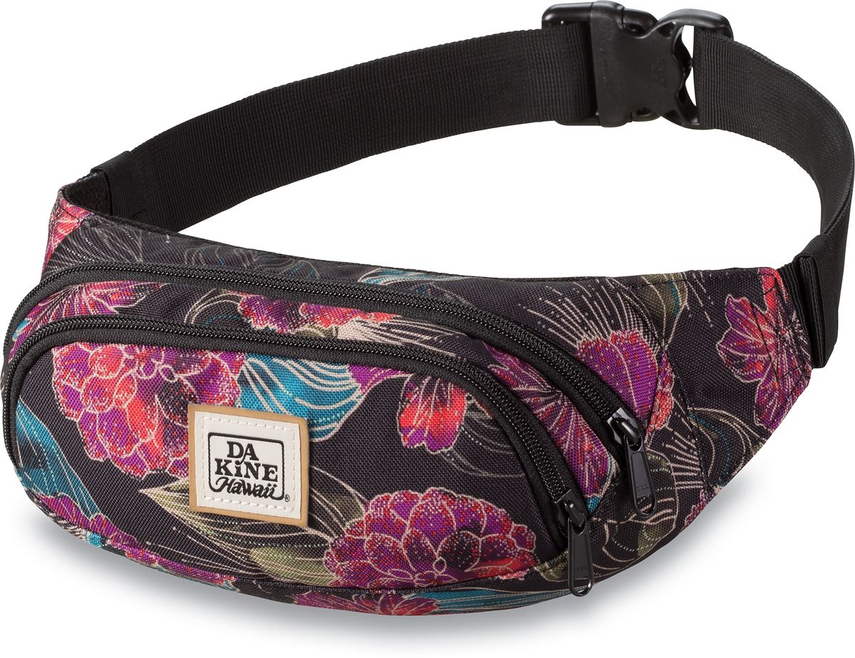Сумка поясная женская Dakine Hip Pack Pualani, цвет: мультиколор, 0,6 л. 821030000127356 8210300 Сумка поясная женская Dakine Hip Pack Pualani, цвет: мультиколор, 0,6 л. 821030000127356 8210300Поясная сумка с двумя отделениями. Регулируемый поясной ремень.