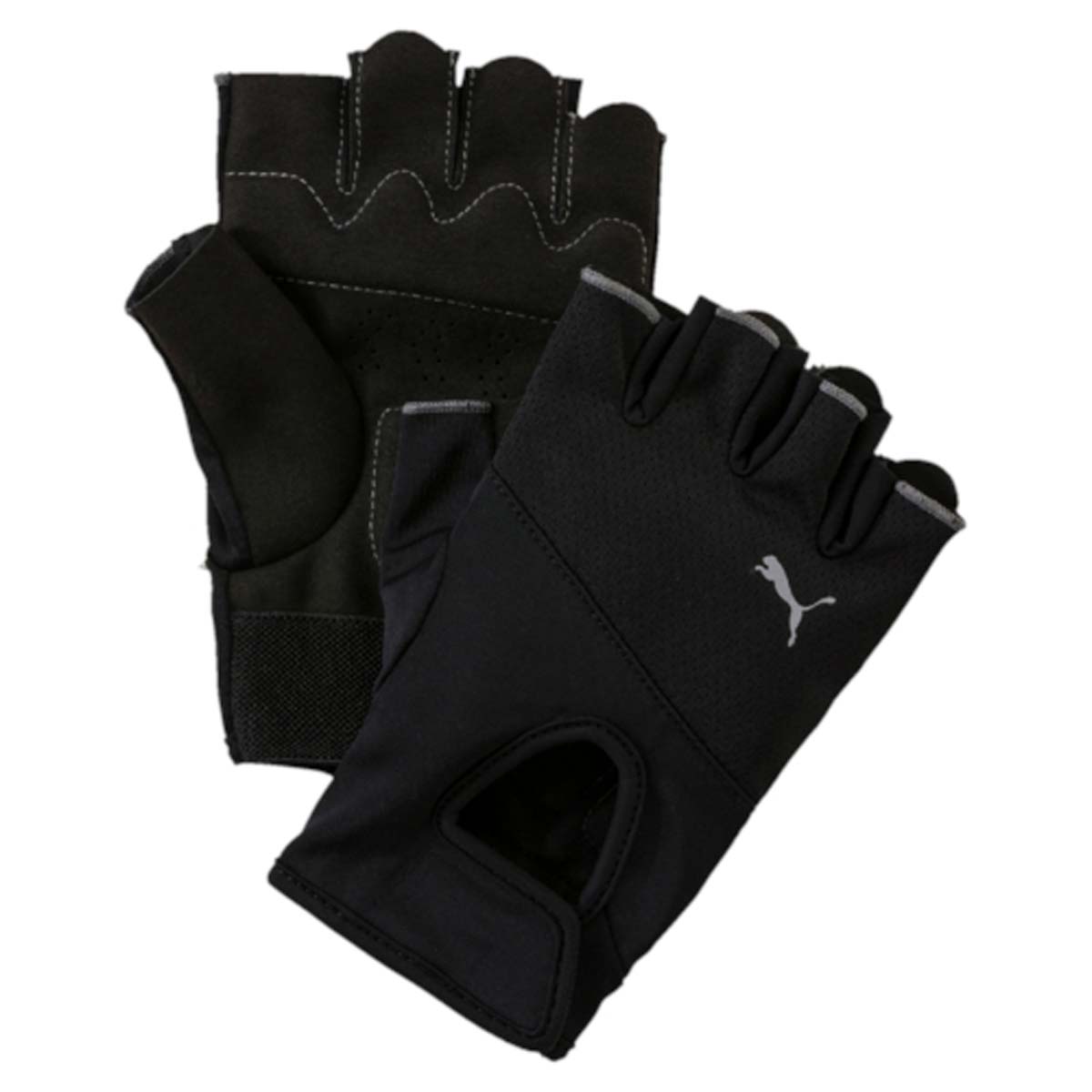 Перчатки для фитнеса Puma Tr Gloves, цвет: черный. 04129501. Размер L (10)04129501 Перчатки для фитнеса Puma Tr Gloves, цвет: черный. 04129501. Размер L (10)04129501Перчатки Puma Tr Gloves предназначены для защиты рук во время занятия спортом. Мягкий верх на основе современного высокотехнологичного полиэстера и нейлона оснащен уплотненными подушечками на ладони для максимального комфорта. У модели рукоятки из тесьмы со вставками для ладоней, нескользящие вставки для комфорта, долговечности и удобства захвата. Регулируемая застежка-липучка для оптимальной поддержки.