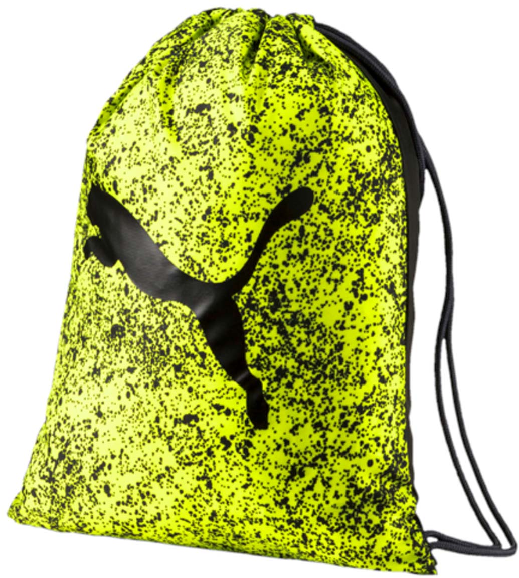 Рюкзак Puma Alpha Gym Sack, цвет: желтый. 0744070407440704 Рюкзак Puma Alpha Gym Sack, цвет: желтый. 0744070407440704Спортивный рюкзак Puma выполнен из текстиля. Модель с одним отделением на затягивающемся шнурке и тонких лямках.