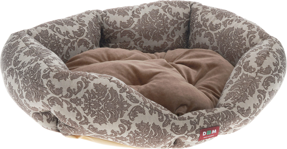 Лежак для животных Dogmoda Ампир, 67 x 58 x 22 смDM-160267-3 Лежак для животных Dogmoda Ампир, 67 x 58 x 22 смDM-160267-3Лежак для животных Dogmoda Ампир прекрасно подойдет для отдыха вашего домашнего питомца. Изделие выполнено из прочной ткани и снабжено высокими широкими бортиками и съемной мягкой подушкой. Наполнен лежак холлофайбером. Комфортный и уютный лежак обязательно понравится вашему питомцу, животное сможет там отдохнуть и выспаться.