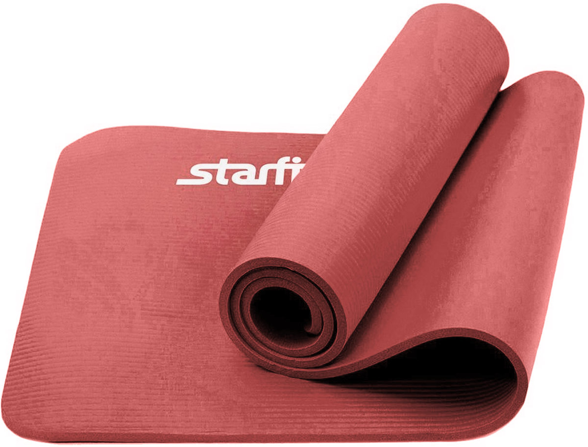 Коврик для йоги Starfit, цвет: кораллово-розовый, 183 x 58 x 1,2 смУТ-00008850 Коврик для йоги Starfit, цвет: кораллово-розовый, 183 x 58 x 1,2 смУТ-00008850Коврик для йоги Star Fit - это современный, удобный и компактный аксессуар для занятий фитнесом и йогой в группах или домашних условиях. Изделие выполнено из NBR (нитрильный каучук), а не скользящая и мягкая на ощупь поверхность обеспечивает комфорт при выполнении упражнений. В процессе занятий коврик не растягивается и не теряет формы.