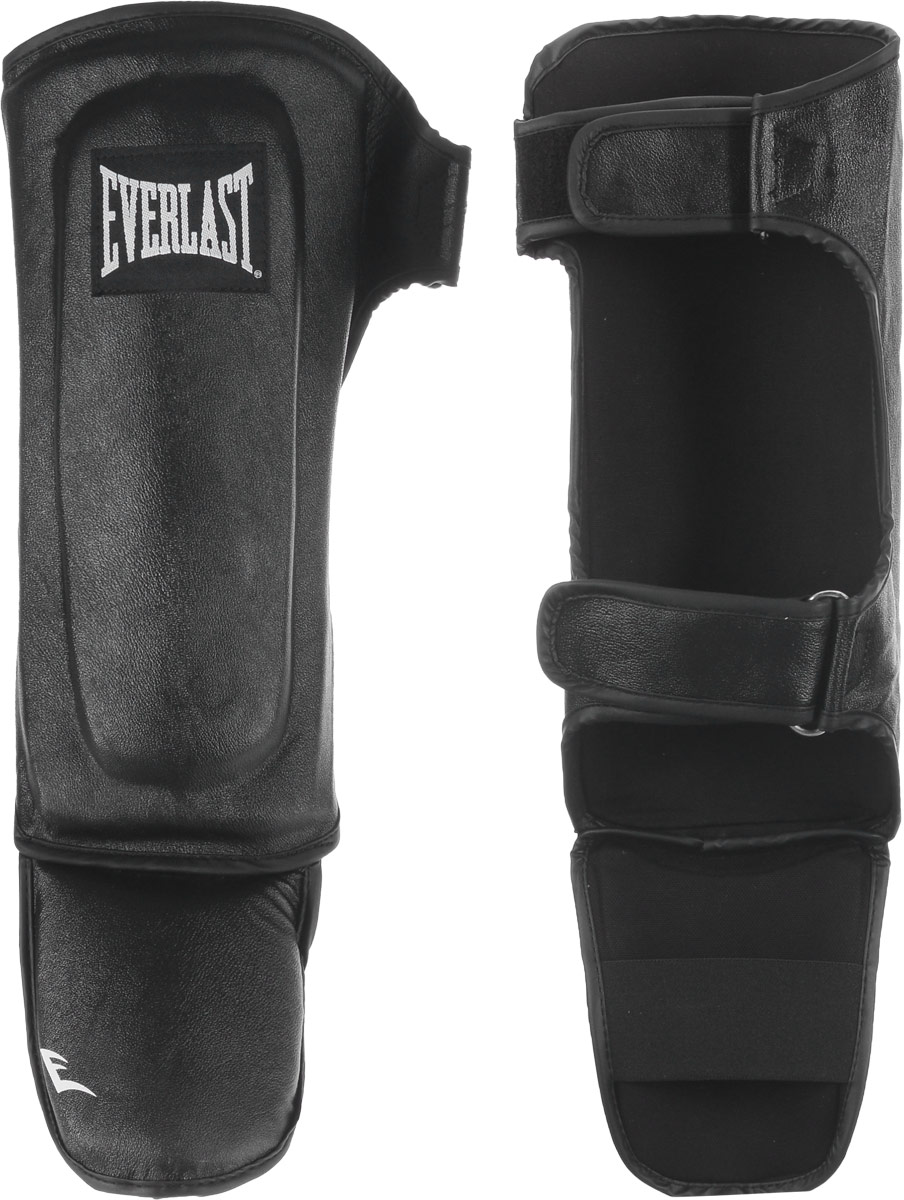 Защита голени и стопы Everlast Martial Arts Leather Shin-Instep, цвет: черный, белый. Размер L/XL7750LXLU Защита голени и стопы Everlast Martial Arts Leather Shin-Instep, цвет: черный, белый. Размер L/XL7750LXLUEverlast Martial Arts Leather Shin-Instep - это надежная защита для голени и стопы. Верх выполнен из натуральной кожи. Защита закрепляется на ноге при помощи ремней на липучках. Двойной защитный слой обеспечивает комфорт и надежную защиту от травм и ушибов. Идеально подходит для работы в спаррингах.