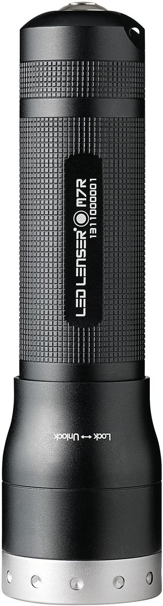 Фонарь LED Lenser M7R, цвет: черный. 8307-R8307-R Фонарь LED Lenser M7R, цвет: черный. 8307-R8307-RФонарь повышенной яркости. Аккумуляторный. Инновационная система – Smart Light Technology – возможность подбора каждым пользователем удобных для себя режимов изменения свечения. Световой поток- 400 лм. Время свечения в экономичном режиме - 40 часов. Длина - 153 мм. Вес - 200 г. Питание - 1 х ICR18650 (аккумулятор, в комплекте). Зарядное устройство (в комплекте) позволяет заряжать фонарь как от сети 220В, так и через USB-порт персонального компьютера. Количество светодиодов - 1. Эффективная дальность свечения – до 280 м. Система AFS. Комплект (фонарь и зарядное устройство) упакован в пластиковый кейс для переноски.