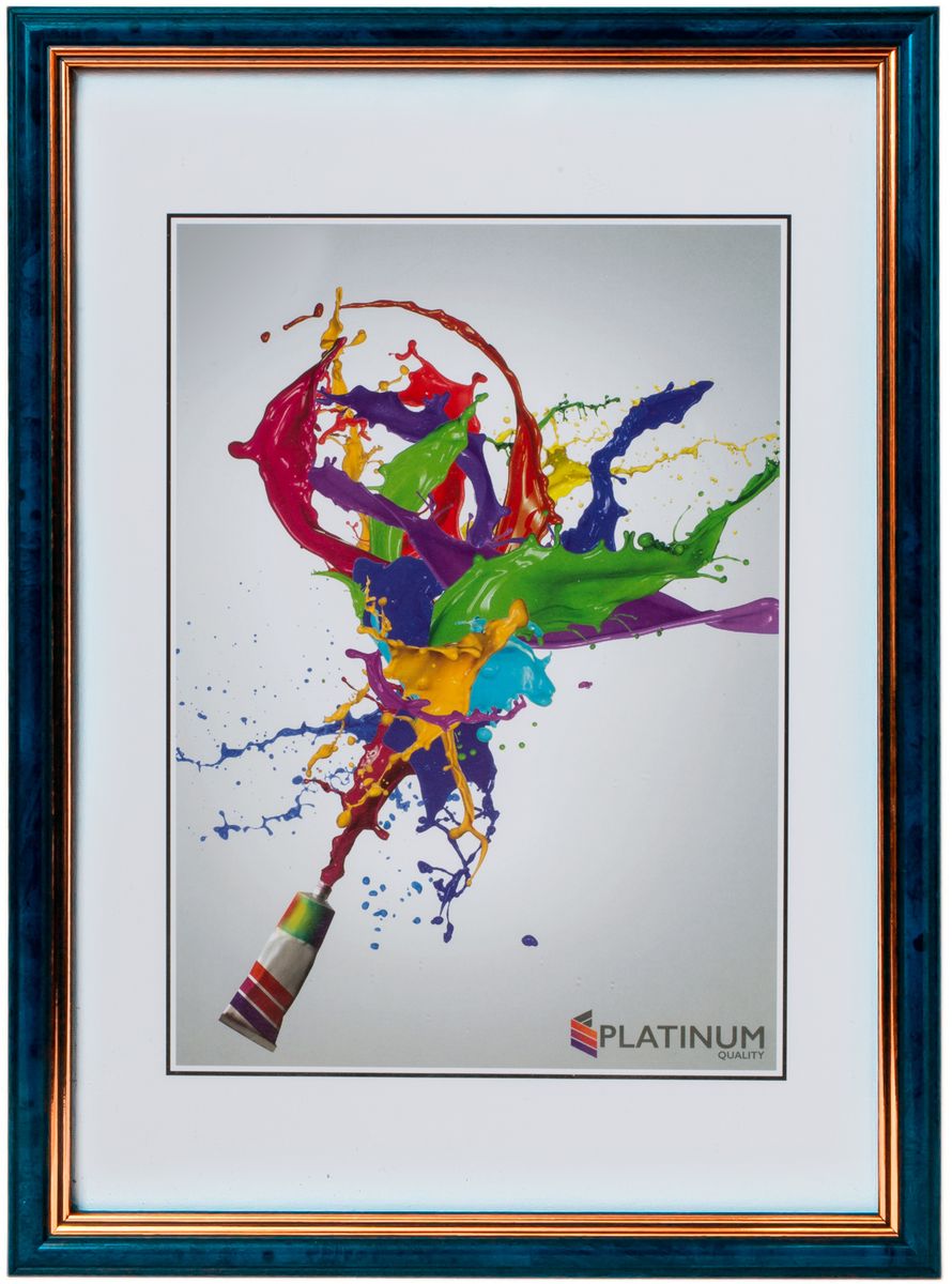 Фоторамка Platinum Арона, цвет: синий, 21 x 30 смPlatinum 8020-5 АРОНА-СИНИЙ 21x30 Фоторамка Platinum Арона, цвет: синий, 21 x 30 смPlatinum 8020-5 АРОНА-СИНИЙ 21x30Фоторамка Platinum выполнена в классическом стиле из пластика и стекла, защищающего фотографию. Оборотная сторона рамки оснащена специальной ножкой, благодаря которой ее можно поставить на стол или любое другое место в доме или офисе. Также изделие дополнено двумя специальными петлями для подвешивания на стену. Такая фоторамка поможет вам оригинально и стильно дополнить интерьер помещения, а также позволит сохранить память о дорогих вам людях и интересных событиях вашей жизни.