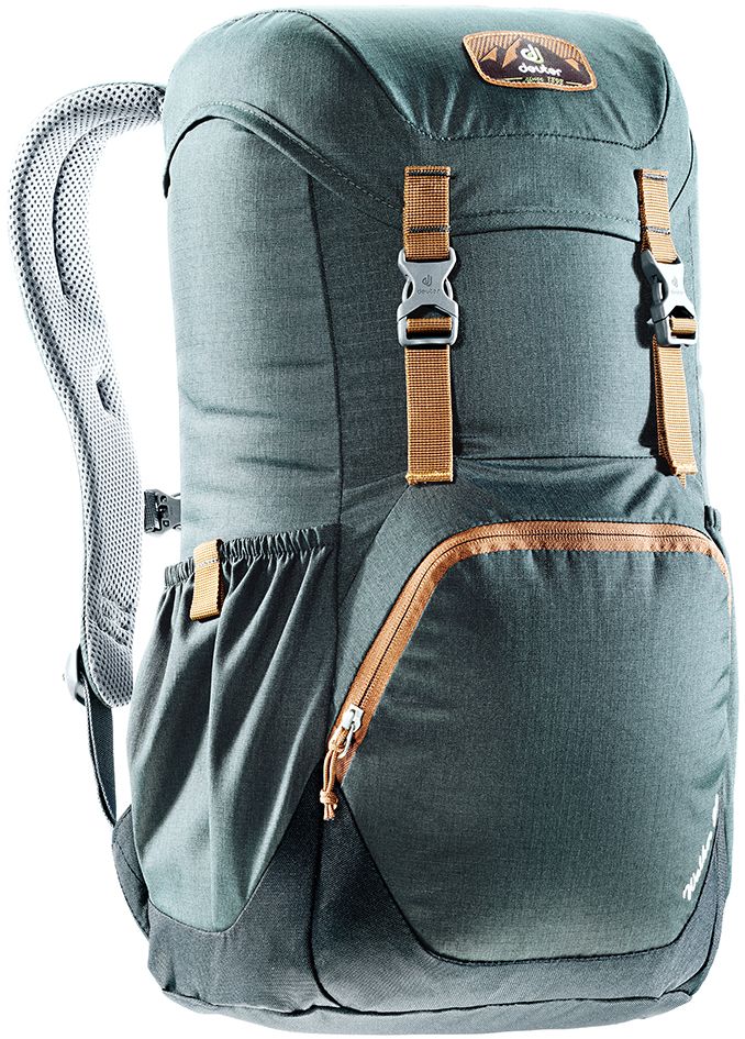 Рюкзак Deuter Walker 20, цвет: серый, черный, 20 л3810617_4750 Рюкзак Deuter Walker 20, цвет: серый, черный, 20 л3810617_4750- спинка Airstripes для великолепной вентиляции - очень комфортные, эргономичные, с мягкими краями плечевые лямки - отделение для документов - карабинчик для ключей - боковые карманы с эластичным, растягивающимся краем - внутренний карман для ценных вещей - большой накладной карман на молнии с органайзером для мобильного телефона, кошелька и т.д. - сменный, в ретро-стиле, съемный поясной ремень Вес: 640 г Объем: 20 л Размеры: 48 x 28 x 21 см