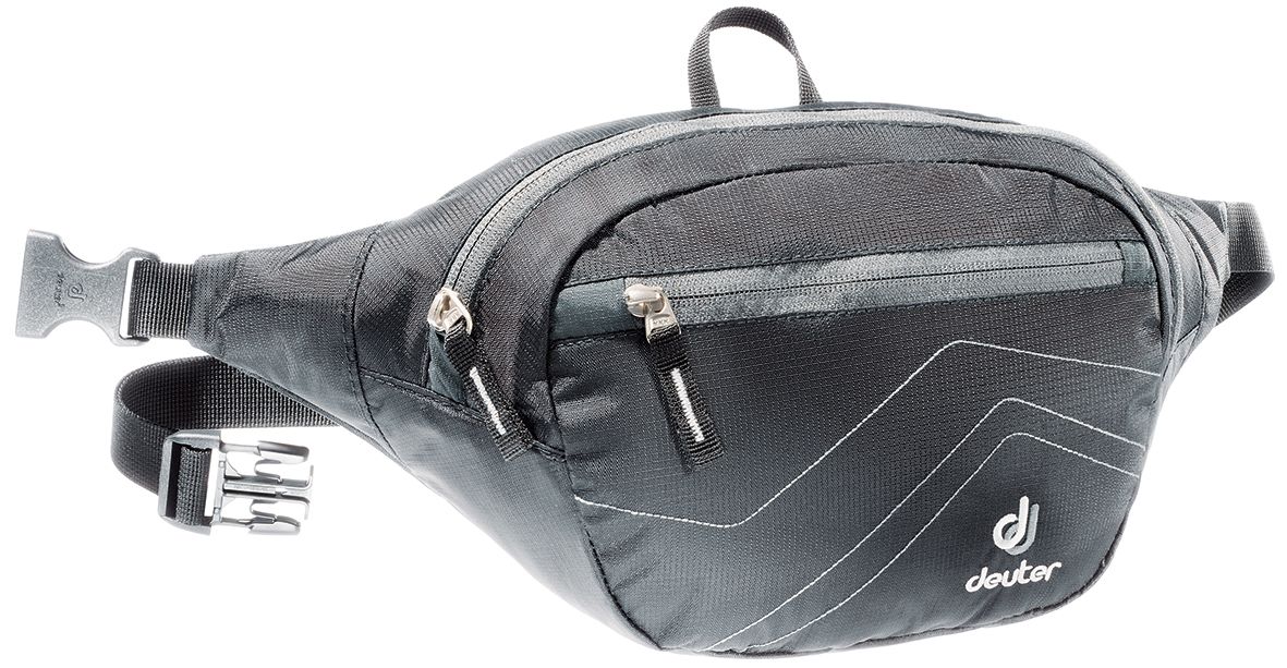 Сумка поясная Deuter Belt II, цвет: серый, черный39014_7520 Сумка поясная Deuter Belt II, цвет: серый, черный39014_7520Все необходимое под рукой и надежно защищено: кошелек, путеводитель, солнечные очки, мобильный телефон. Стильные цвета, спортивный дизайн. Аккуратные, компактные и легкие. Особенности: - центральное отделение, - внутренний сетчатый карман на молнии, - передний карман на молни, - регулируемый поясной ремень, - крючок для ключей, Объем: 2,5 л. Размеры: 33х16х8 см. Вес: 130 г.