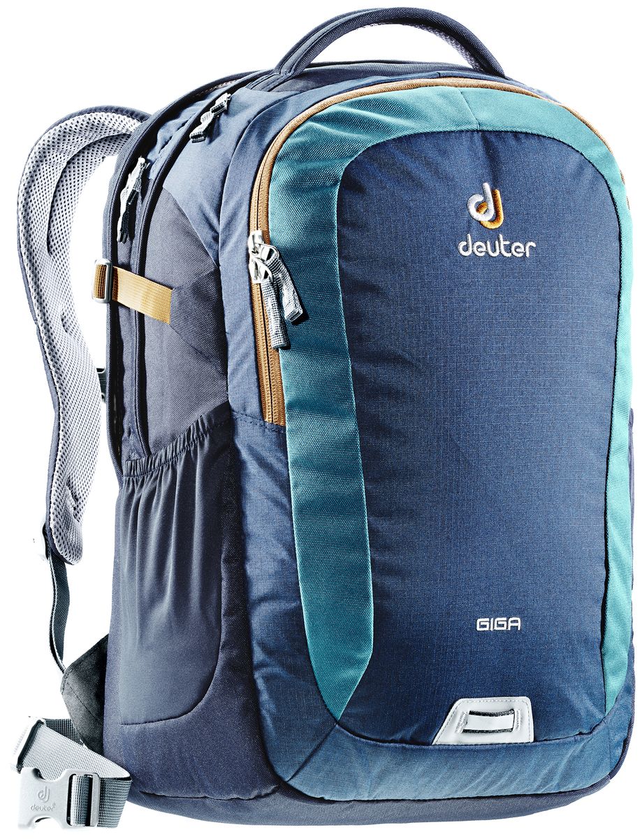 Рюкзак Deuter Giga, цвет: коричневый, темно-синий, 28 л80414_3608 Рюкзак Deuter Giga, цвет: коричневый, темно-синий, 28 л80414_3608- спинка Airstripes для великолепной вентиляции - очень комфортные, эргономичные, с мягкими краями плечевые лямки - главное отделение размером папки для бумаг - просторное второе отделение под ноутбук 15,6 - большой передний карман с органайзером для портативных аксессуаров Вес: 950 г Объем: 28 л Размеры: 46 x 31 x 23 см Отсек для ноутбука: 40 х 29 х 4 см Материал: Super-Polytex / 330D Pocket Rip / Ripstop Polytex