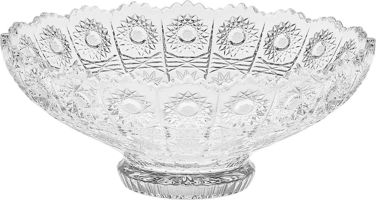 Салатник Crystal Bohemia, 25 см. БПХ383990/61402/0/57030/250-109 Салатник Crystal Bohemia, 25 см. БПХ383990/61402/0/57030/250-109Настоящий чешский хрусталь с содержанием оксида свинца 24%, что придает изделиям поразительную прозрачность и чистоту, невероятный блеск, присущий только ювелирным изделиям, особое, ни с чем не сравнимое светопреломление и игру всеми красками спектра как при естественном, так и при искуственном освещении. Продукция из Хрусталя соответствуют всем европейским и российским стандартам качества и безопасности. Традиции чешских мастеров передаются из поколения в поколение. А высокая художаственная ценность иделий признана искушенными ценителями во всем мире. Продукция из Хрусталя соответствуют всем европейским и российским стандартам качества и безопасности.