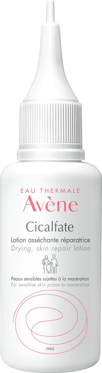 Avene Подсушивающий, заживляющий лосьон Cicalfate для лица и тела 40 млC04863 Avene Подсушивающий, заживляющий лосьон Cicalfate для лица и тела 40 млC04863Для чувствительной, раздраженной и поврежденной кожи младенцев, детей и взрослых Поверхность кожи и внешние слизистые. Мокнущие поверхностные повреждения кожи и слизистых. Свойства: лосьон Сикальфат подсушивает участки кожи, склонные к мацерации. В составе лосьона: • Микронизированный сукральфат - уникальный компонент – позволяет быстро восстановить кожу • Сочетание сульфата меди и сульфата цинка обеспечивает эффективное антибактериальное действие. Обогащенный Термальной водой Avene, лосьон Сикальфат успокаивает поврежденную кожу. Лосьон быстро возвращает раздраженной коже чувство комфорта. Не содержит спирта и не вызывает жжения кожи. Не оставляет следов на одежде.