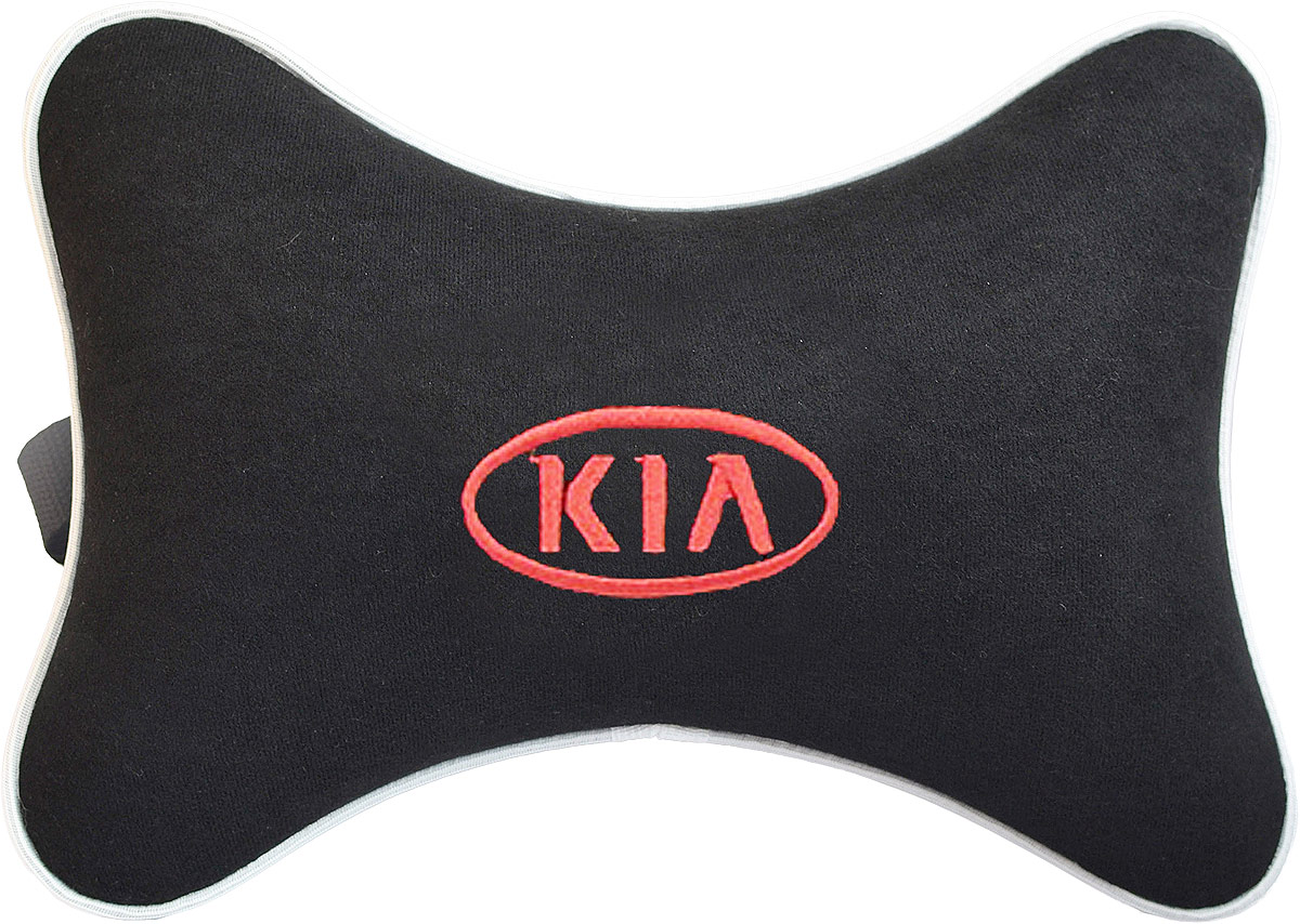 Подушка на подголовник Auto Premium Kia, цвет: черный. 3743137431 Подушка на подголовник Auto Premium Kia, цвет: черный. 3743137431Подушка на подголовник - это прежде всего лучший способ создать комфорт для шеи и головы во время пребывания в автомобильном кресле. Большинство штатных подголовников устроены так, что до них попросту не дотянуться. Данный аксессуар полностью решает эту проблему, создавая мягкую ортопедическою поддержку. Подушка крепится к сиденью, а это значит один раз поставил - и забыл. Меньше утомляемость - а следовательно выше внимание и концентрация на дороге. Одинакова удобна для пассажира и водителя. Подушка выполнена из велюра.