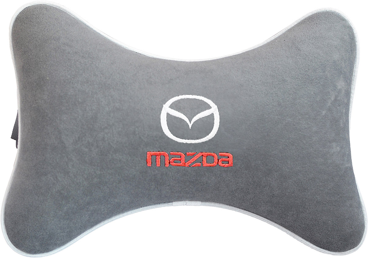 Подушка на подголовник Auto Premium Mazda, цвет: серый. 3744237442 Подушка на подголовник Auto Premium Mazda, цвет: серый. 3744237442Подушка на подголовник - это прежде всего лучший способ создать комфорт для шеи и головы во время пребывания в автомобильном кресле. Большинство штатных подголовников устроены так, что до них попросту не дотянуться. Данный аксессуар полностью решает эту проблему, создавая мягкую ортопедическою поддержку. Подушка крепится к сиденью, а это значит один раз поставил - и забыл. Меньше утомляемость - а следовательно выше внимание и концентрация на дороге. Одинакова удобна для пассажира и водителя. Подушка выполнена из велюра.